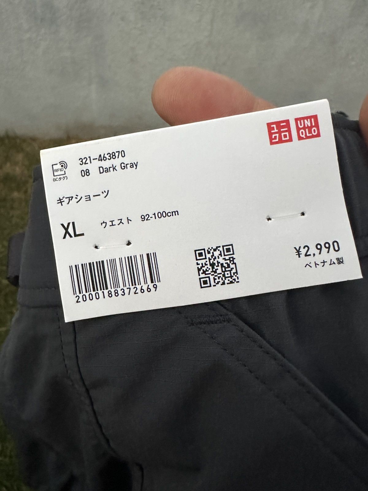 Uniqlo New Uniqlo Shorts Mens Size XL Dark Gray Canvas Pull On Size US 36 / EU 52 - 4 Thumbnail