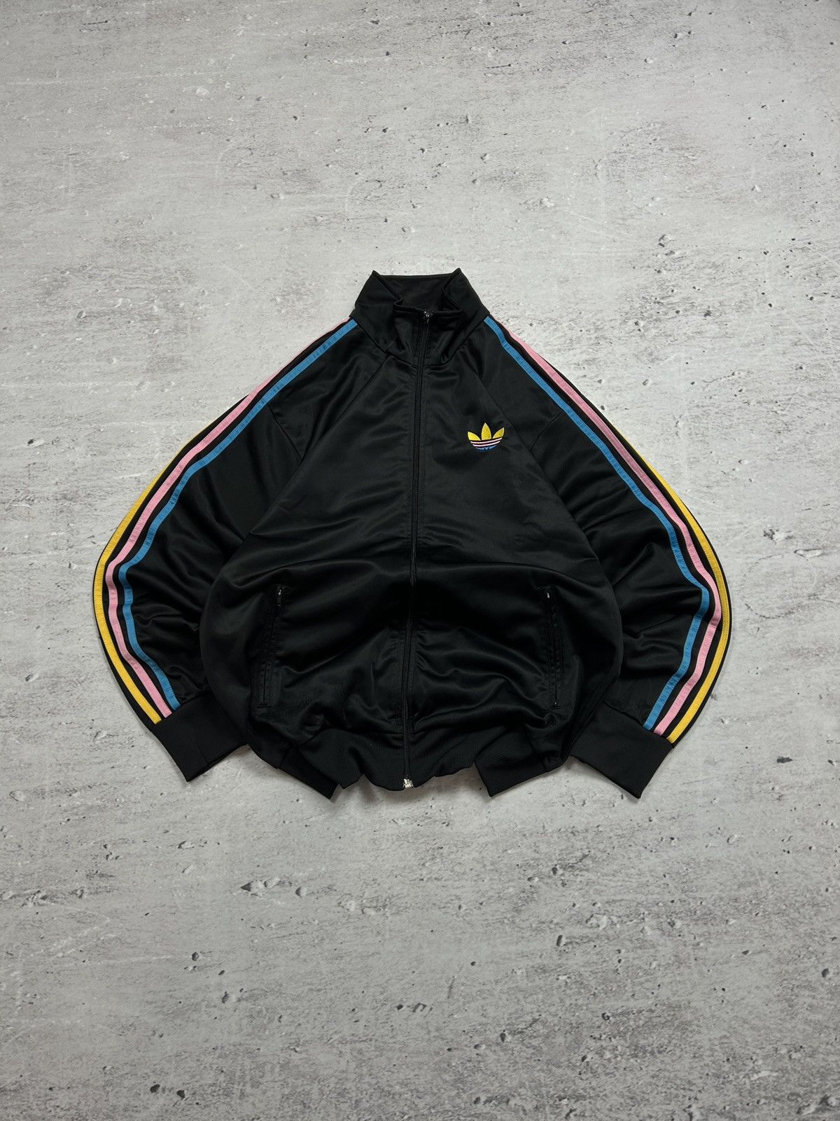 Adidas 💥Y2k Vintage Adidas 3-Stripes Rasta Bob Marley Track Javket💥 Size US XL / EU 56 / 4 - 1 Thumbnail