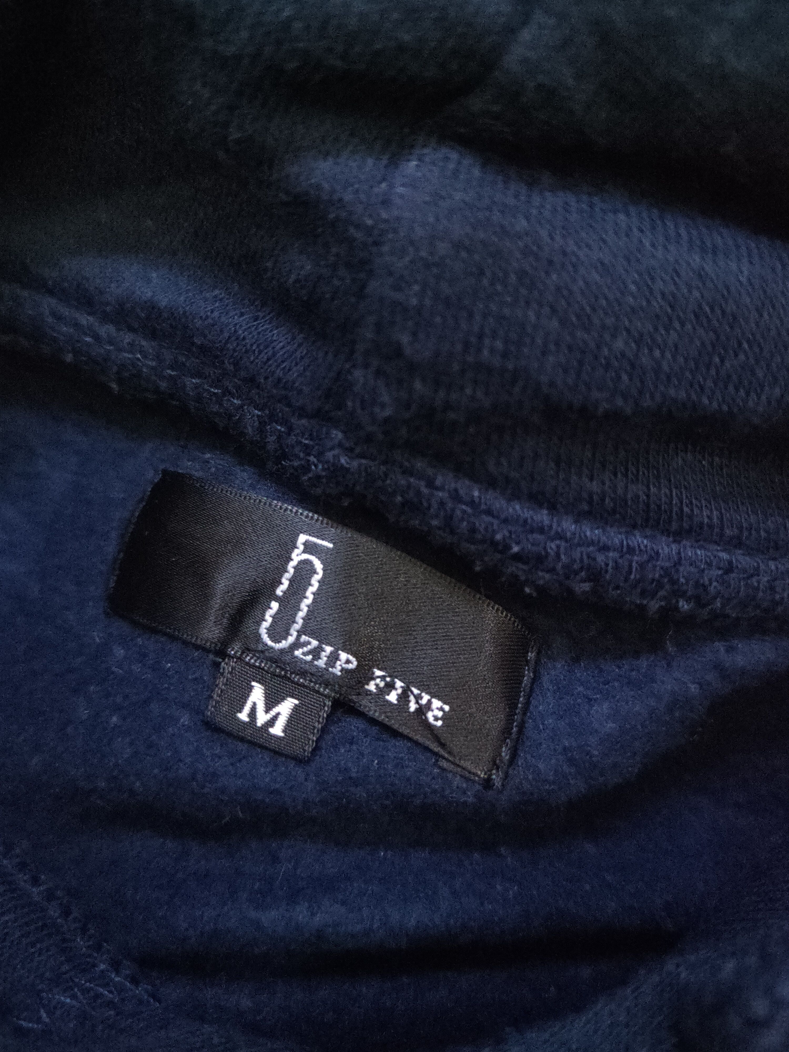 Japanese Brand Vintage Zip Five Navy Hoodie Sweatshirts Size US M / EU 48-50 / 2 - 11 Thumbnail