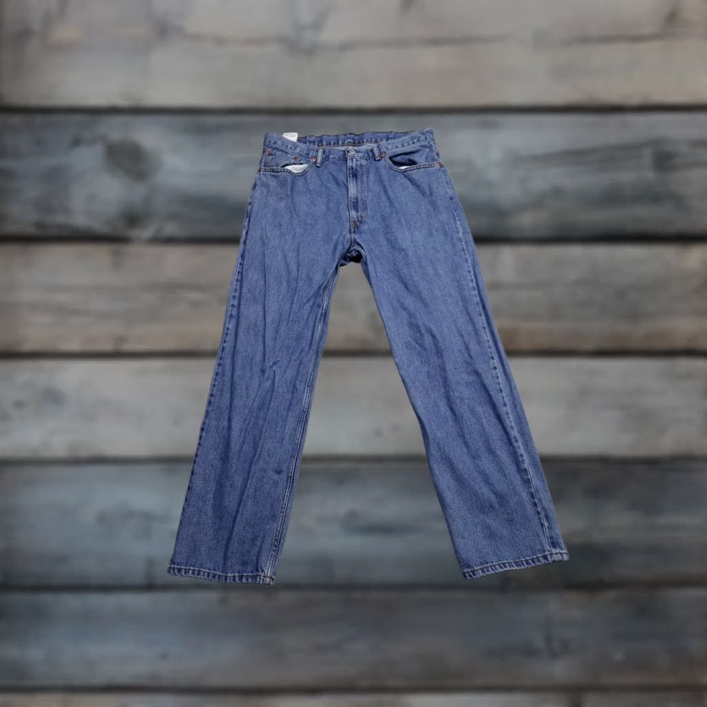 Levi's Levi's 550 Jeans Mens 38x32 Blue Relaxed Fit Light Wash Western Cowboy Rancher Jeans Size US 38 / EU 54 - 1 Thumbnail