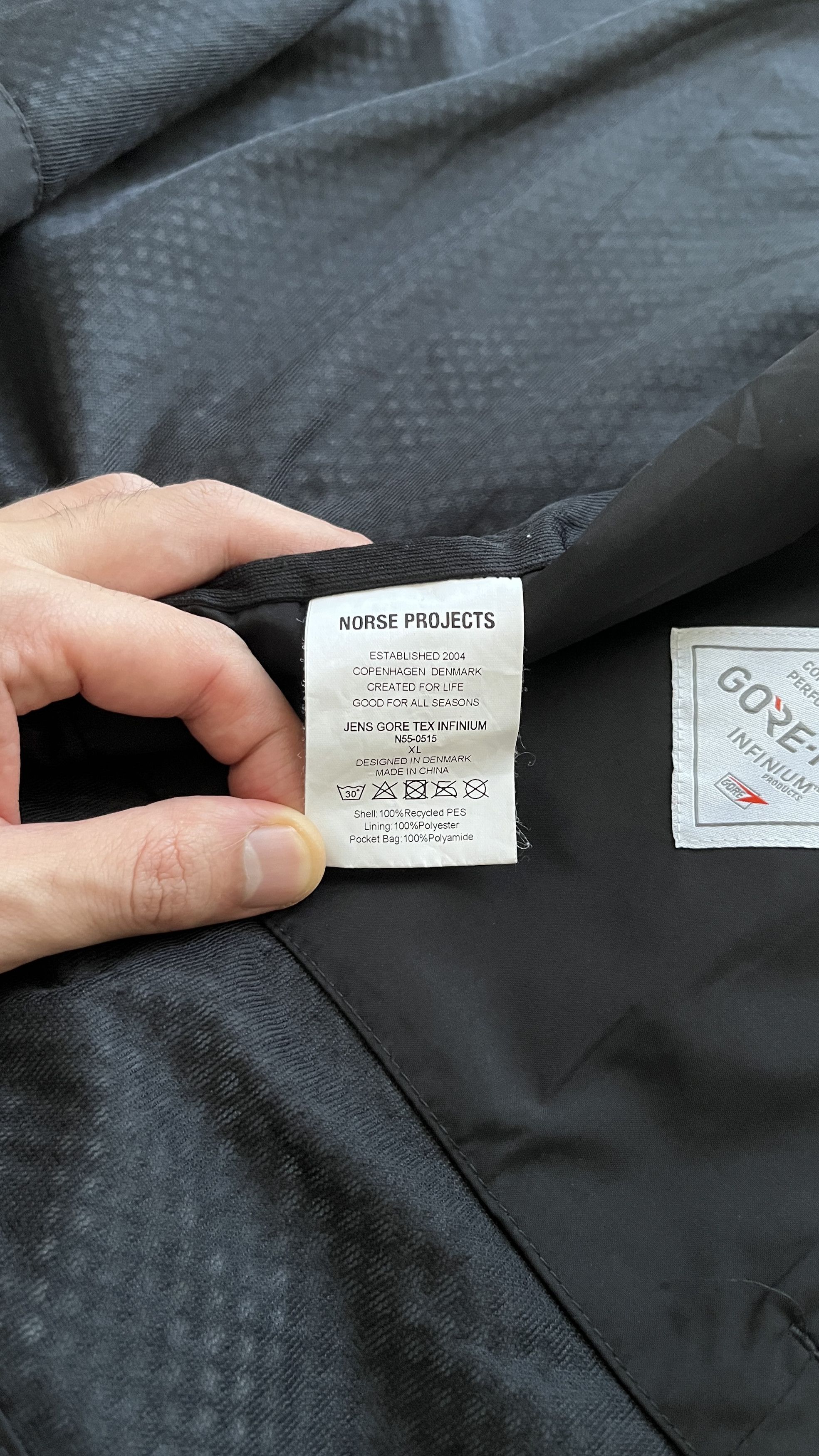 Norse Projects Norse Projects Jens 1.0 Gore Tex Infinium Shirt Jacket XL Size US XL / EU 56 / 4 - 16 Thumbnail