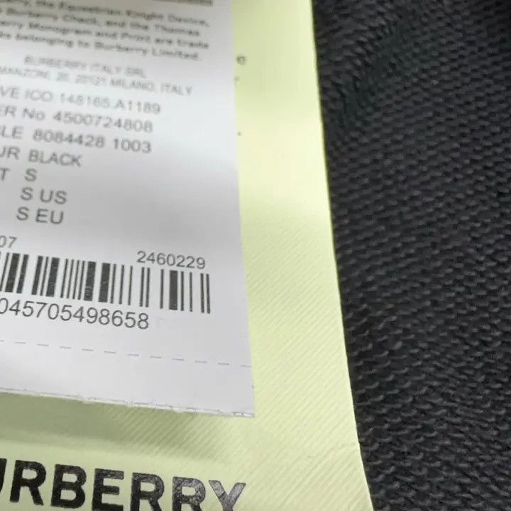 Burberry Burberry Burberry Black Hooded Zip Sweatshirt for Men-2507 Size US S / EU 44-46 / 1 - 5 Thumbnail