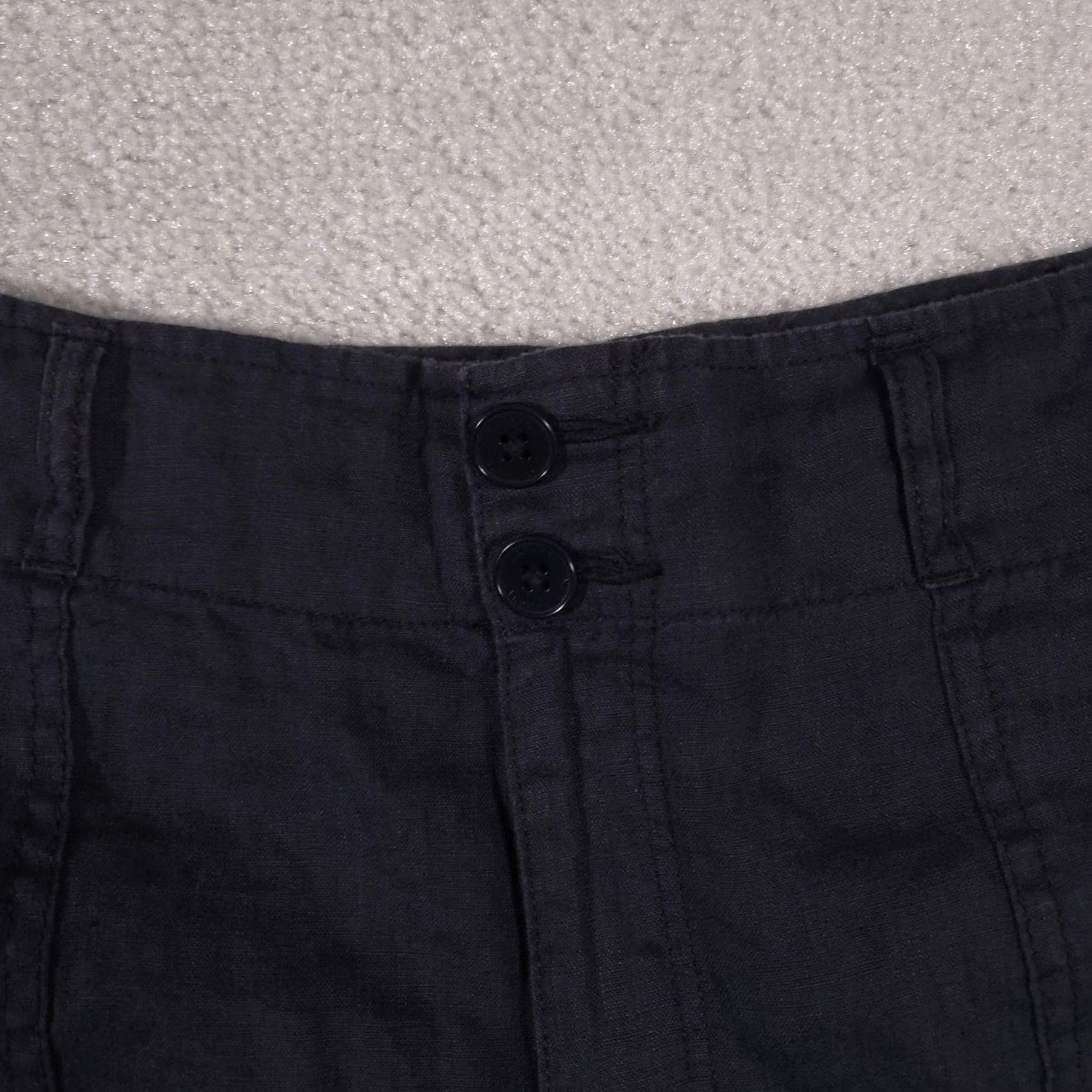 Ralph Lauren Lauren Ralph Lauren Pants Womens 10 Navy Linen High Rise Ankle Tapered Leg Size 32" / US 10 / IT 46 - 5 Thumbnail