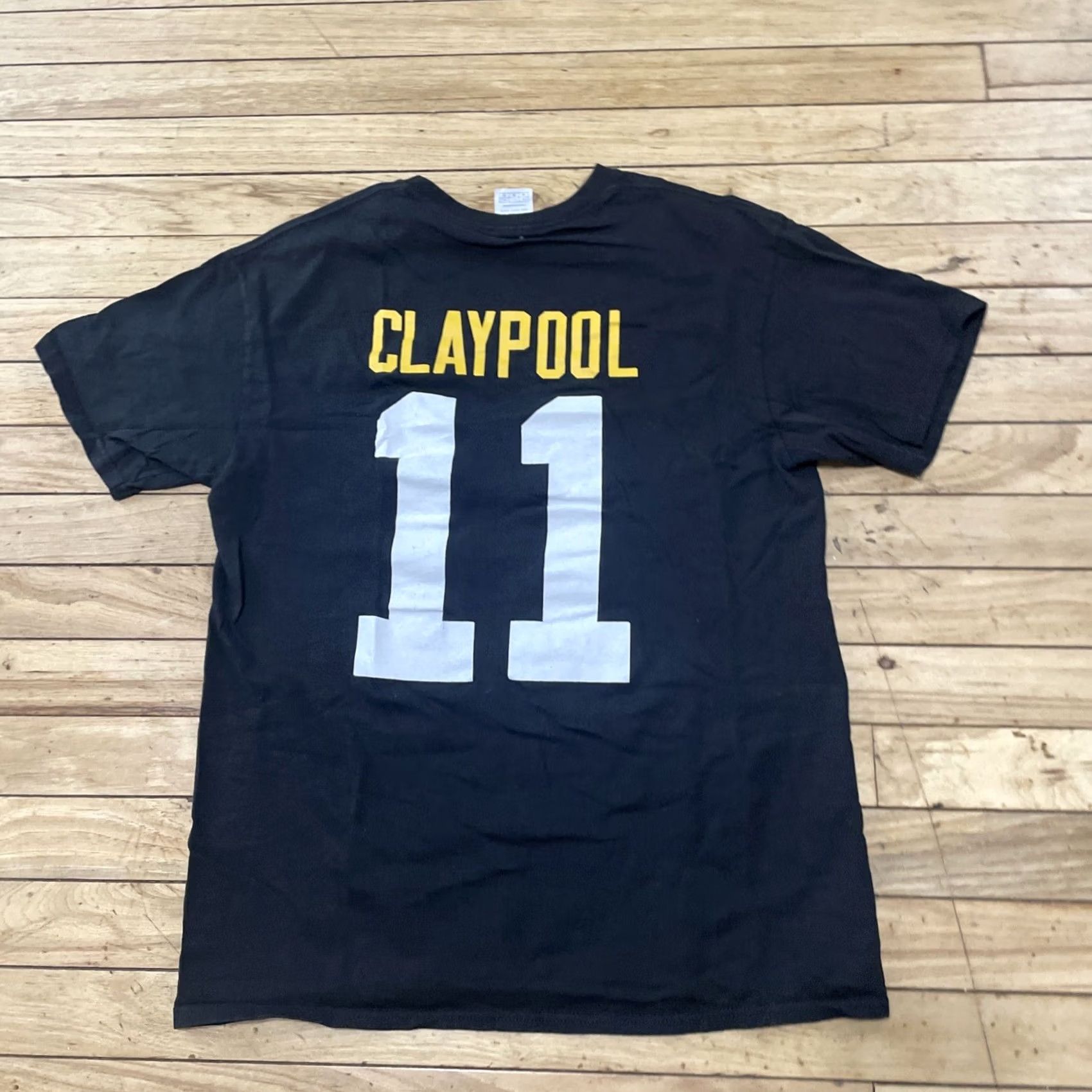 Delta Pittsburgh Steelers Chase Claypool #11 Shirt Y2K Delta Men M Black Gold Football Shirt Size US M / EU 48-50 / 2 - 3 Thumbnail