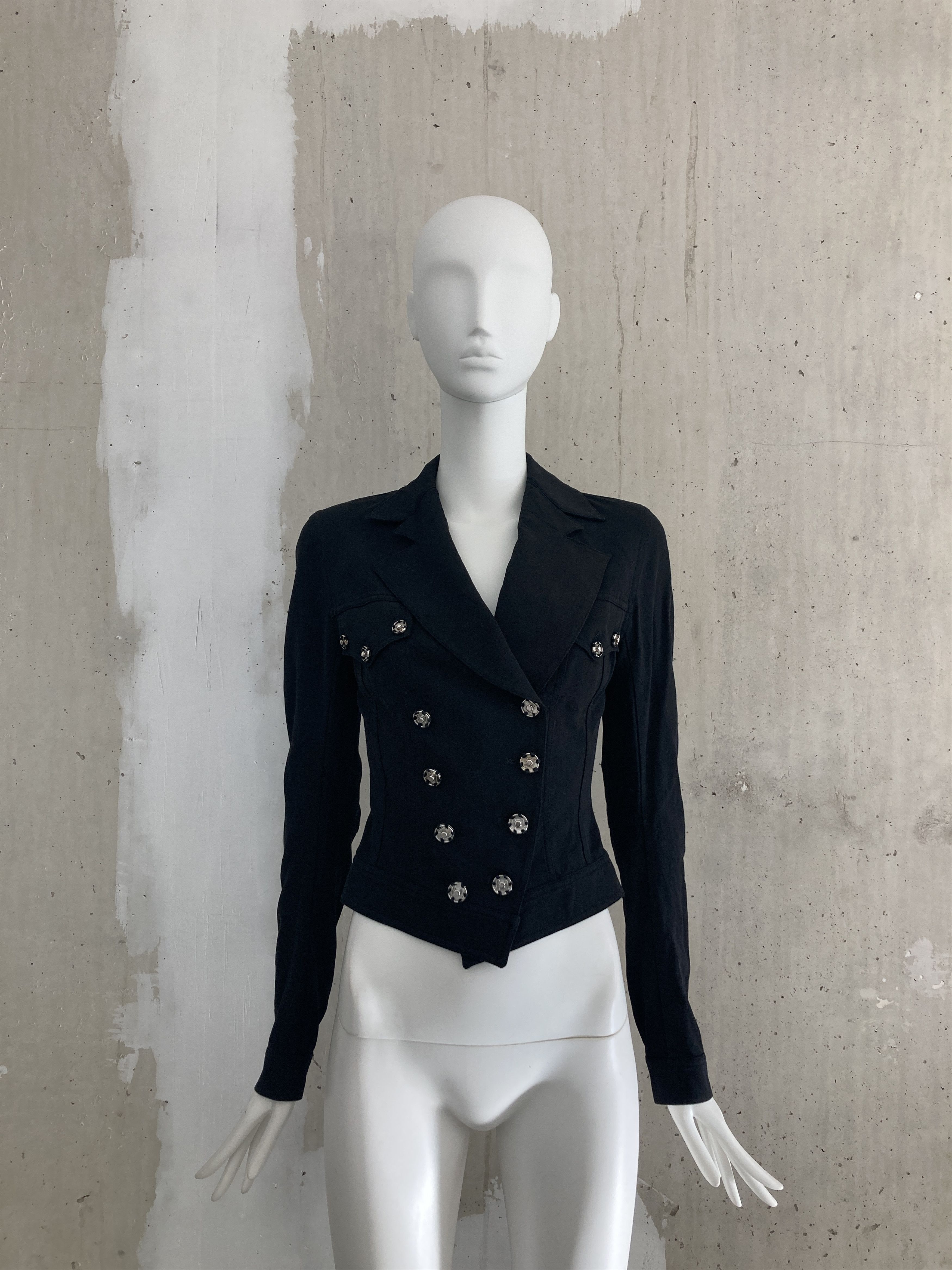 John Galliano FW2001 Archive Snap Button Jacket Size XS / US 0-2 / IT 36-38 - 1 Thumbnail