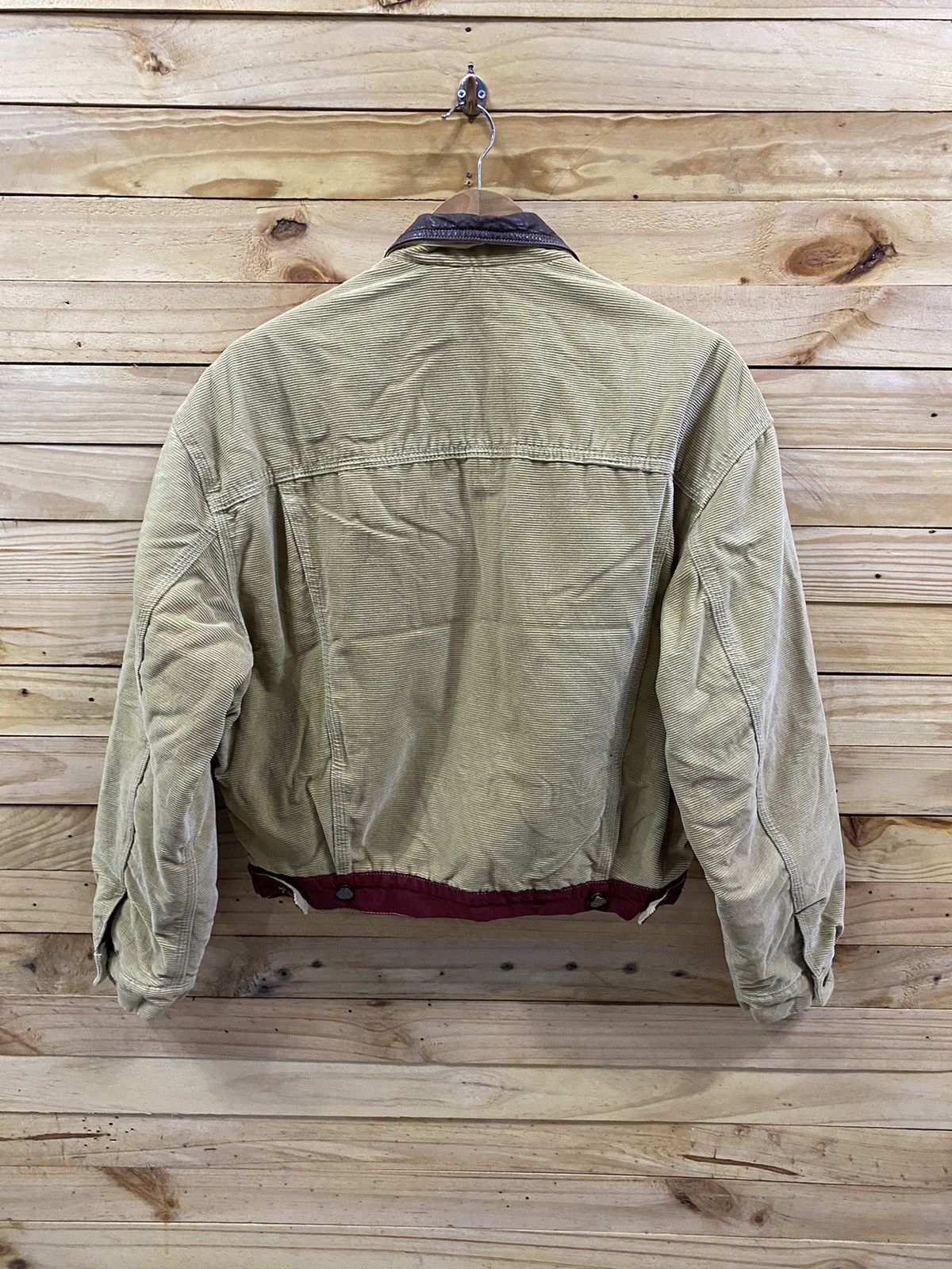 Designer × Diesel × Rockstar Games Vintage DIESEL BOWLING nylon/corduroy trucker jacket Size US M / EU 48-50 / 2 - 2 Thumbnail