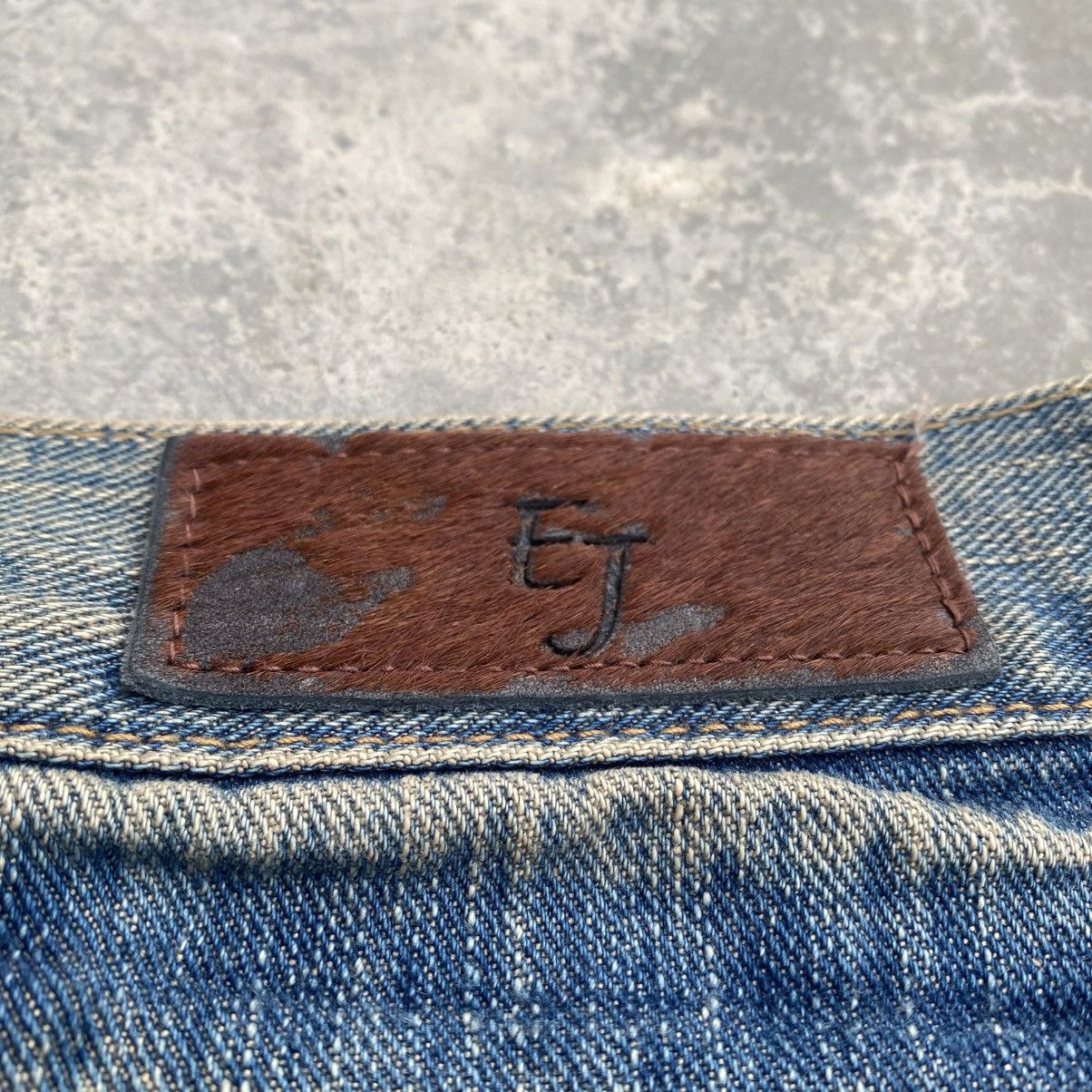 Japanese Brand EJ Studded Twisted Leg Jeans Size US 28 / EU 44 - 8 Thumbnail