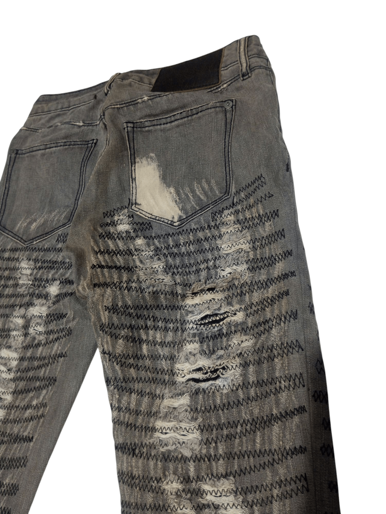 20471120 Vintage divided exclusive dividco by h&m distressed denim Size US 27 - 7 Thumbnail