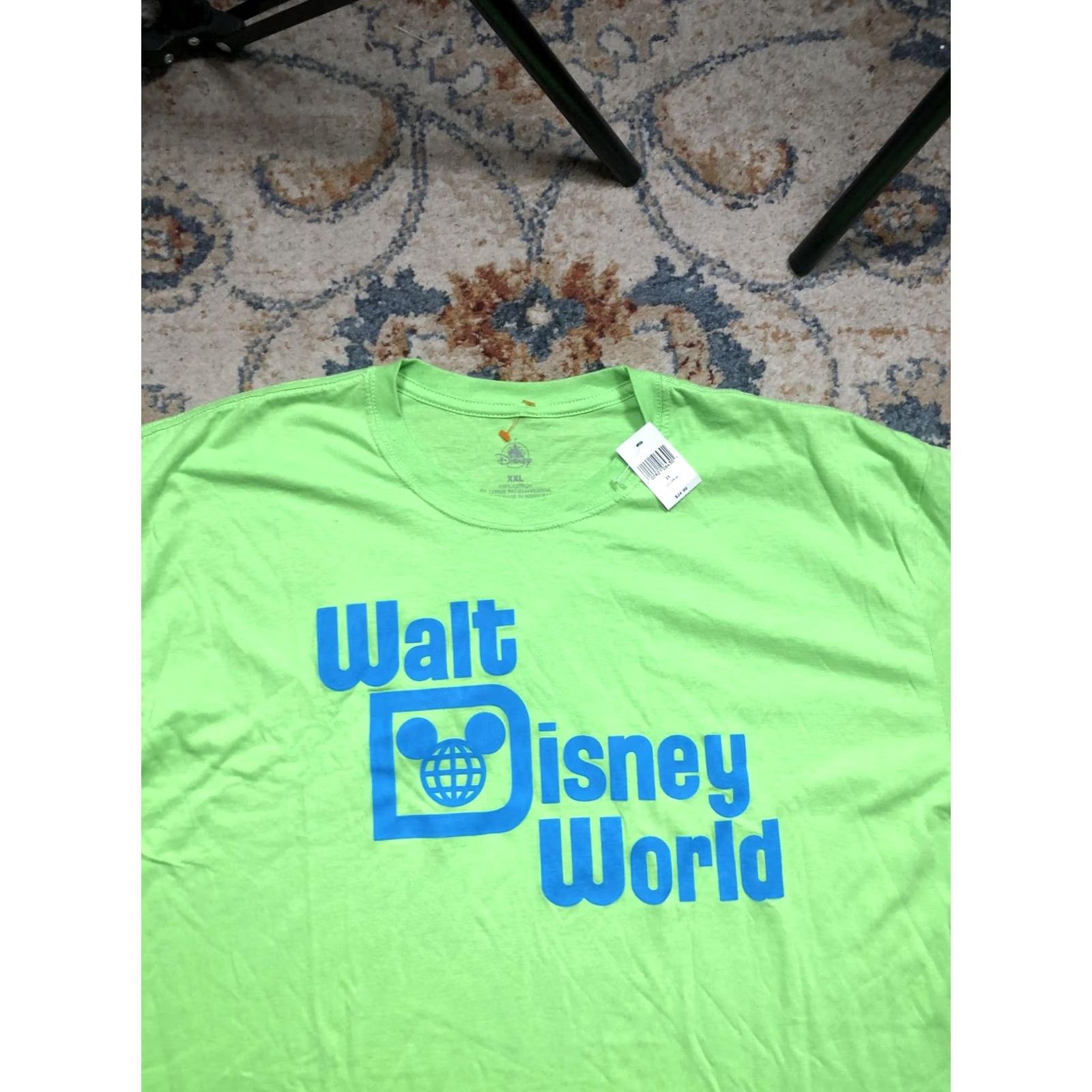 Disney VINTAGE Walt Disney World Shirt Mens 2XL Green Retro Logo Graphic Tee Disney Parks Size US XXL / EU 58 / 5 - 2 Thumbnail