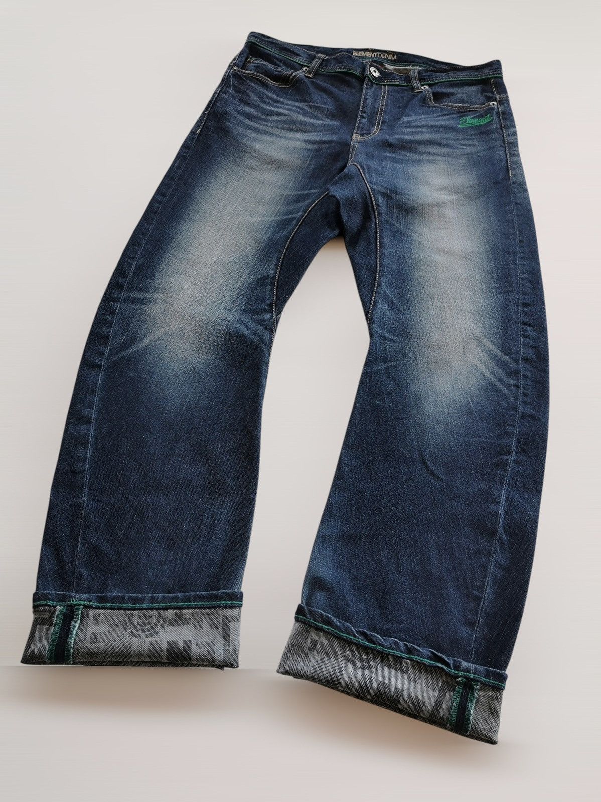 Element Vintage Element Chain Stich Denim Jeans Size US 33 - 1 Thumbnail