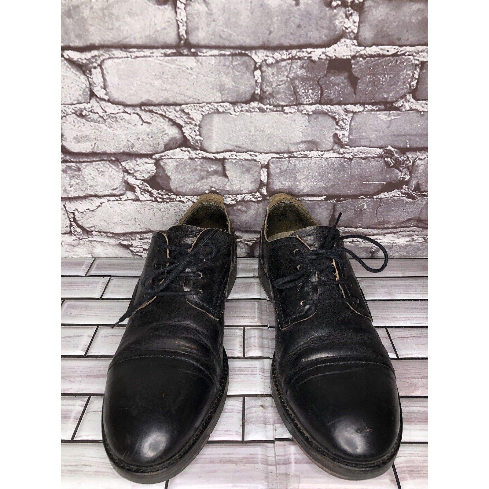 Fly London Fly London Black Leather Cap Toe Comfort Lace Up Oxfords Sho Size US 10 / EU 43 - 21 Thumbnail