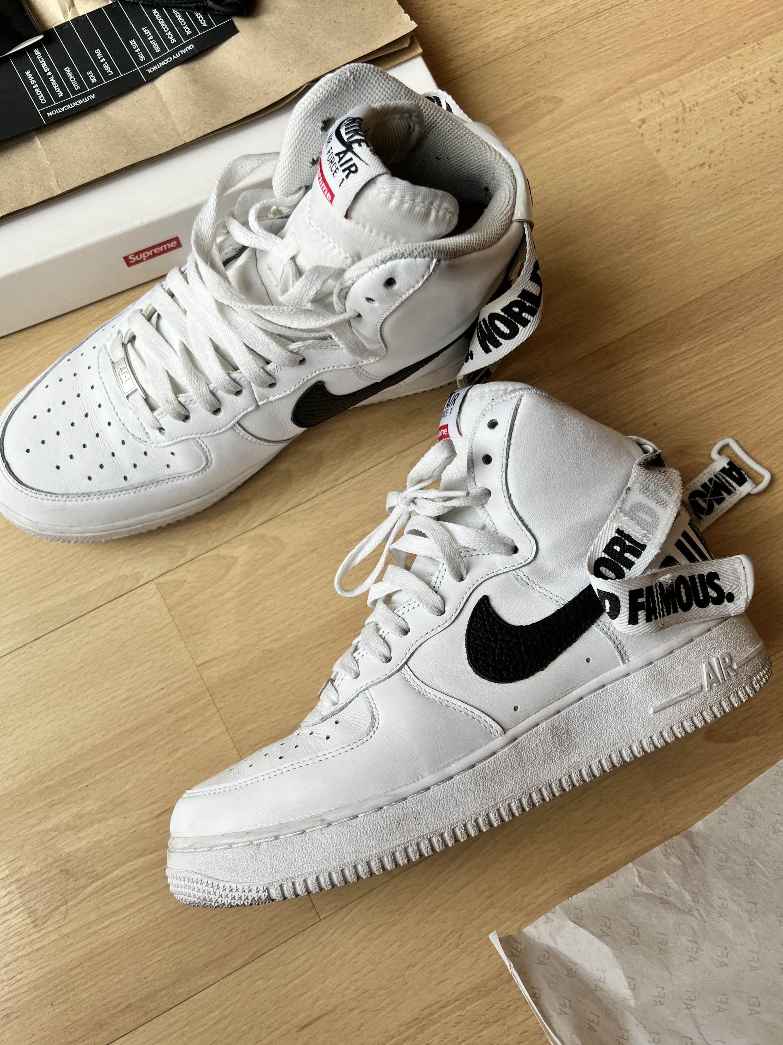 Nike × Supreme 2014 Supreme Nike AF1 Size US 9 / EU 42 - 2 Thumbnail