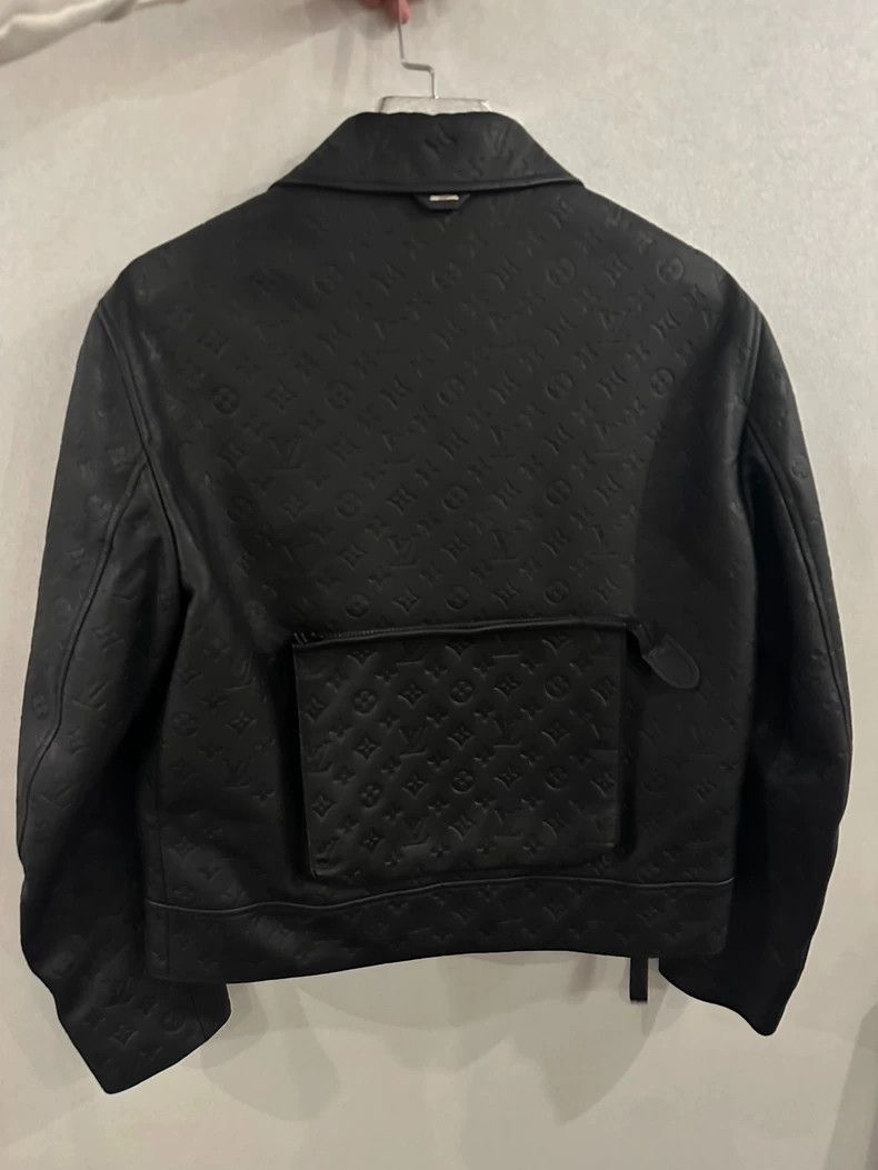 Louis Vuitton LV Monogram Tactical Leather Jacket Size US L / EU 52-54 / 3 - 3 Thumbnail