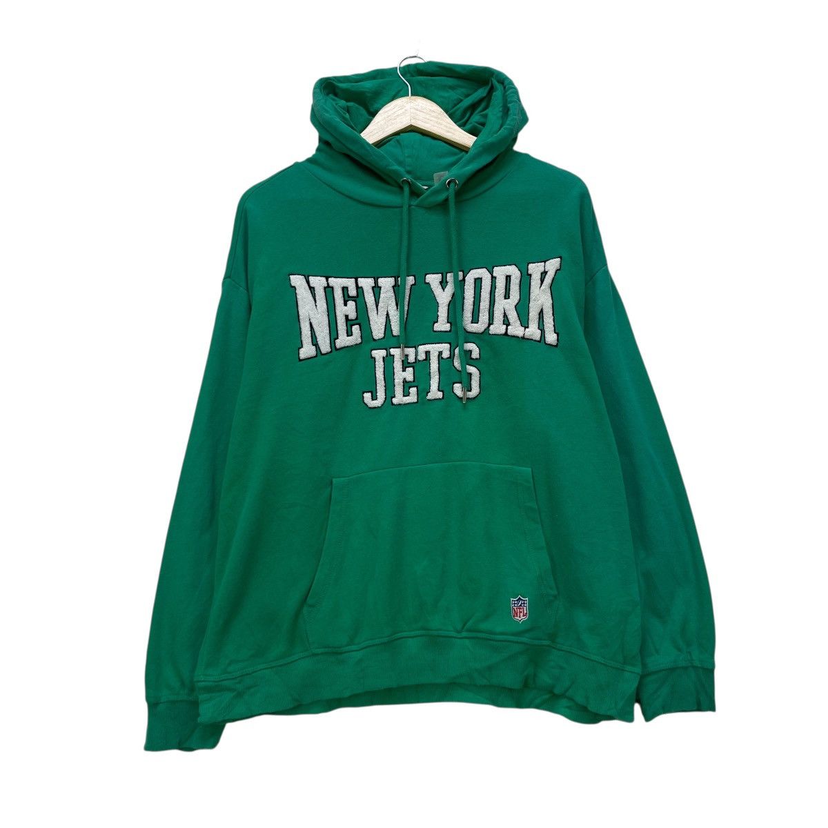 MLB 💥 Major League Baseball New York Jets Hooded Pullover Size US M / EU 48-50 / 2 - 1 Thumbnail