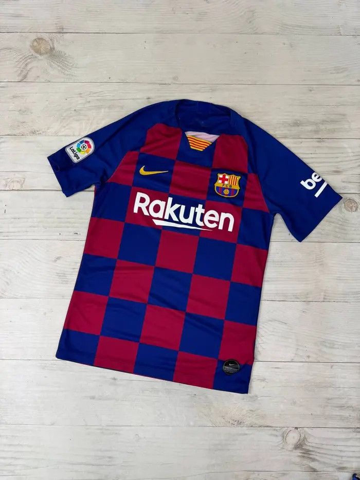 Nike Nike FC Barcelona 2019 2020 Home Shirt Soccer Jersey Size US S / EU 44-46 / 1 - 1 Thumbnail