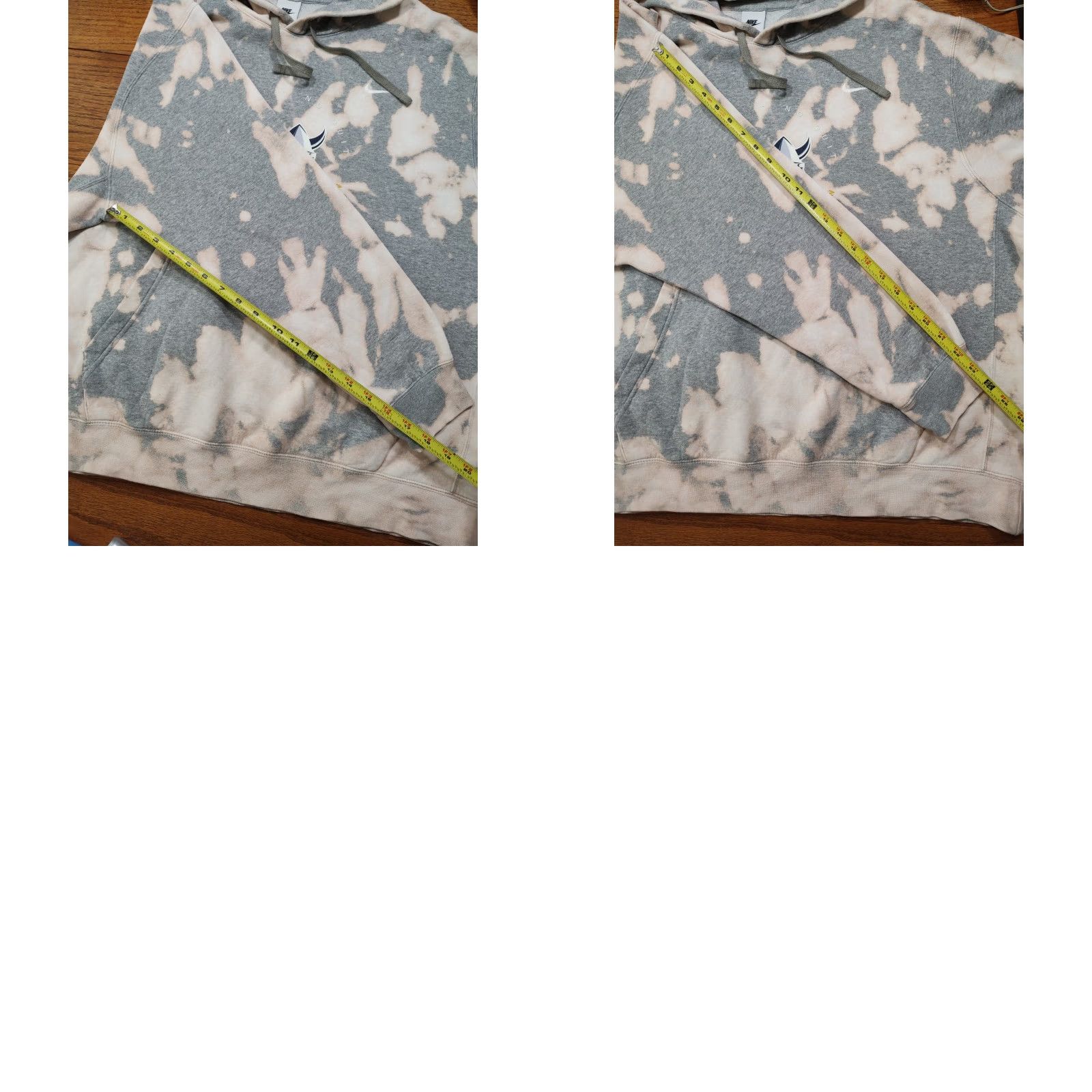 Nike Nike Sweatshirt Hoodie Mens XL Gray Tie Dye Viking 90s Hip Hop Colorful Sports Pullover Card Size US XL / EU 56 / 4 - 9 Thumbnail