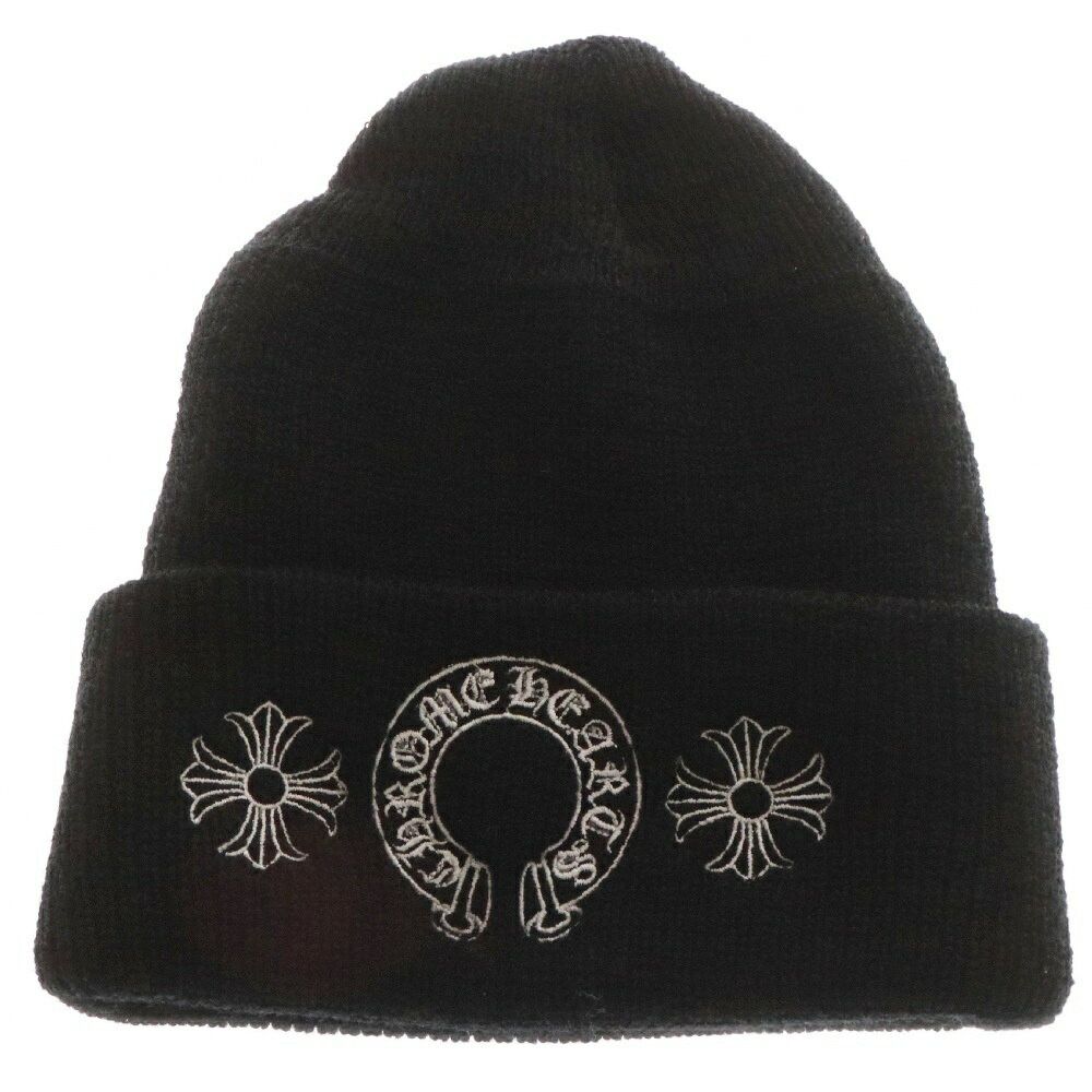 Chrome Hearts Wool Watch Cap CH Logo Embroidered Beanie Knit Hat