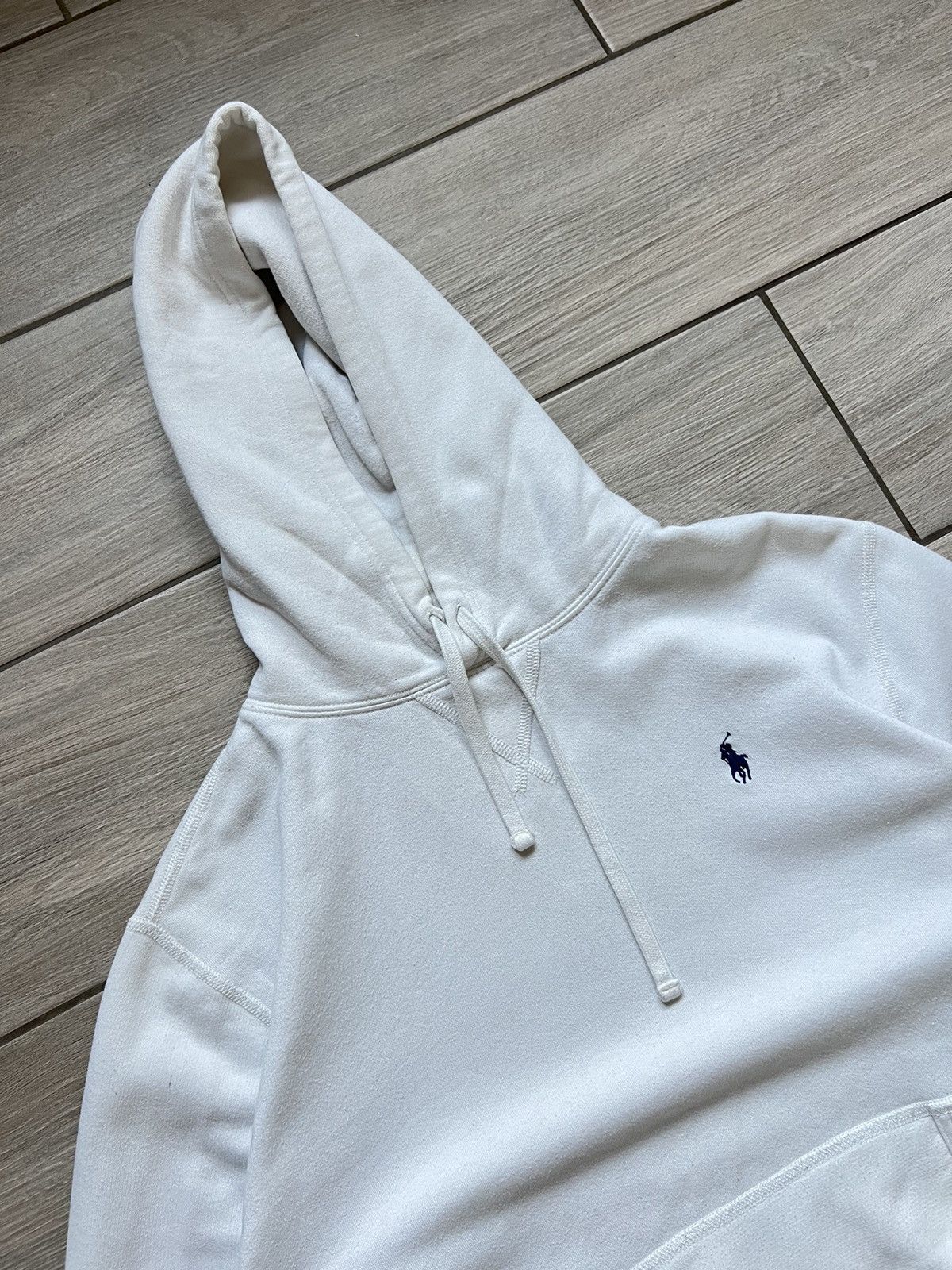 Polo Ralph Lauren Polo Ralph Lauren White Hoodie Old Money Size US S / EU 44-46 / 1 - 3 Thumbnail