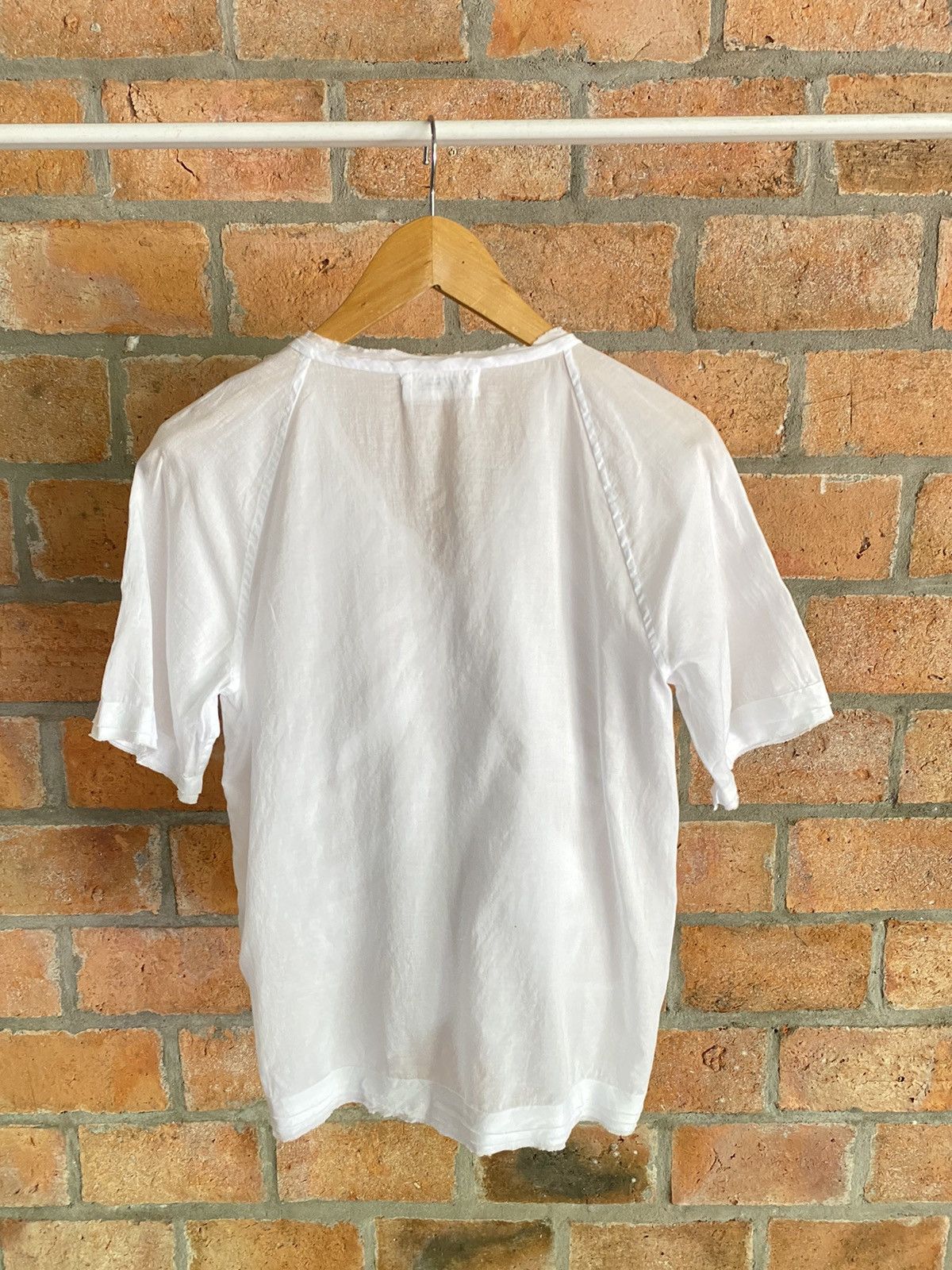 Zucca ZUCCA White pleated V-neck shirt Size M / US 6-8 / IT 42-44 - 25 Thumbnail