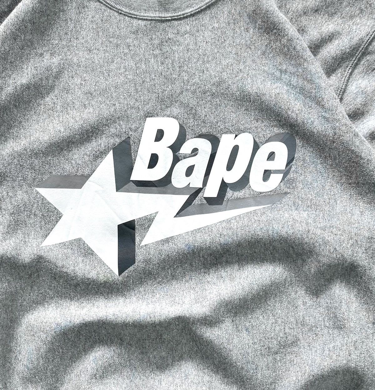 Bape RARE BAPE STA CREWNECK SWEATSHIRT Size US XL / EU 56 / 4 - 2 Thumbnail