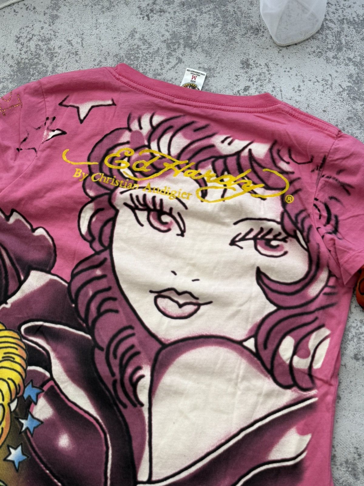Ed Hardy Crazy Ed Hardy Y2K Overprint Long Sleeve Made in USA Size M / US 6-8 / IT 42-44 - 5 Thumbnail