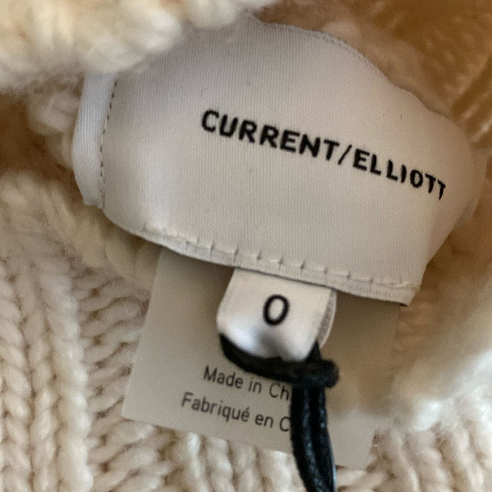 Current/Elliot NWT $330 Current/Elliott The Vin Cable Knit Sweater 0 XS Size XS / US 0-2 / IT 36-38 - 5 Thumbnail