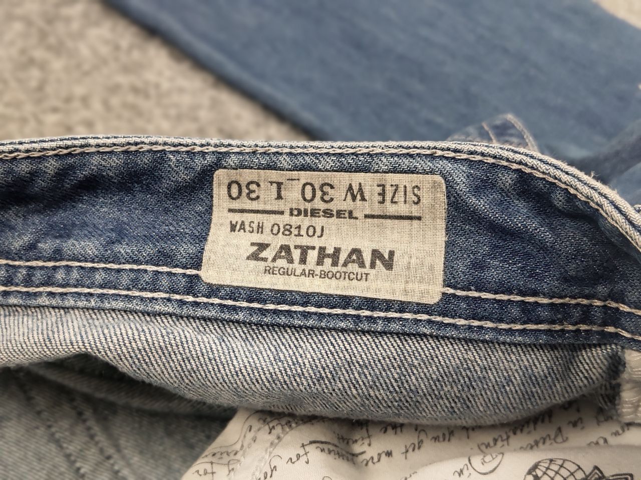 If Six Was Nine × Le Grande Bleu (L.G.B.) × Vintage Vintage Diesel If Six Was Nine style Distressed Flared Jeans Size US 30 / EU 46 - 18 Thumbnail