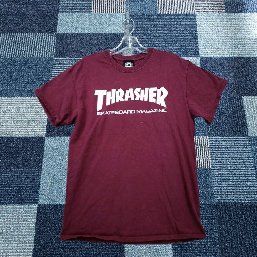 Thrasher Trasher T-Shirt Mens M Red Cotton Short Sleeve Logo Skateboard Size US M / EU 48-50 / 2 - 1 Thumbnail