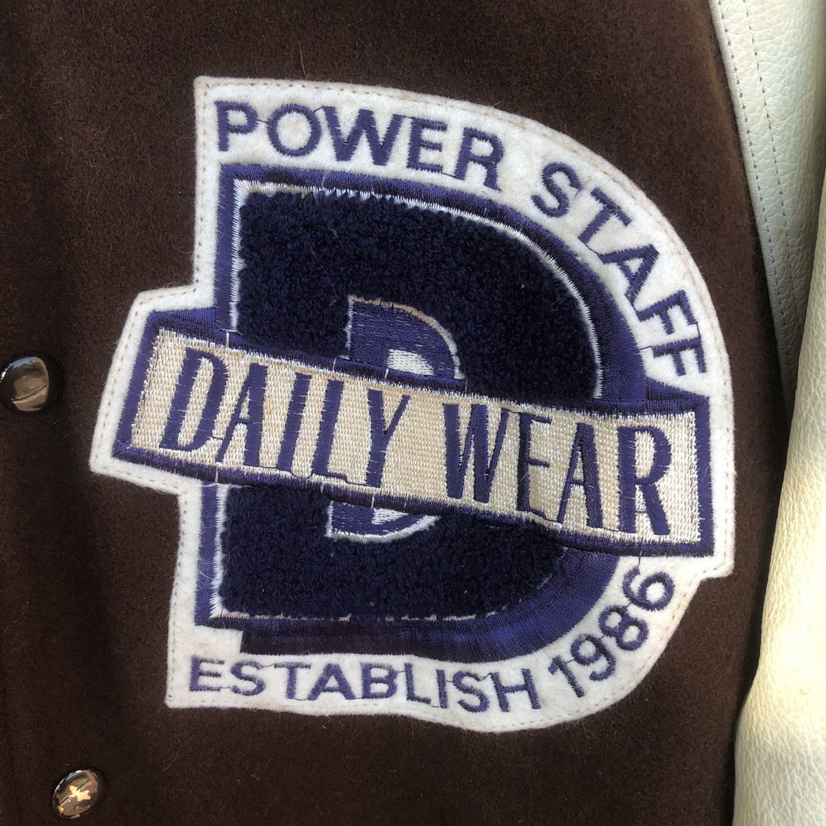 Sports Specialties Daily Wear Cricket Team Varsity Leather Sleeve Jacket Size US L / EU 52-54 / 3 - 5 Thumbnail