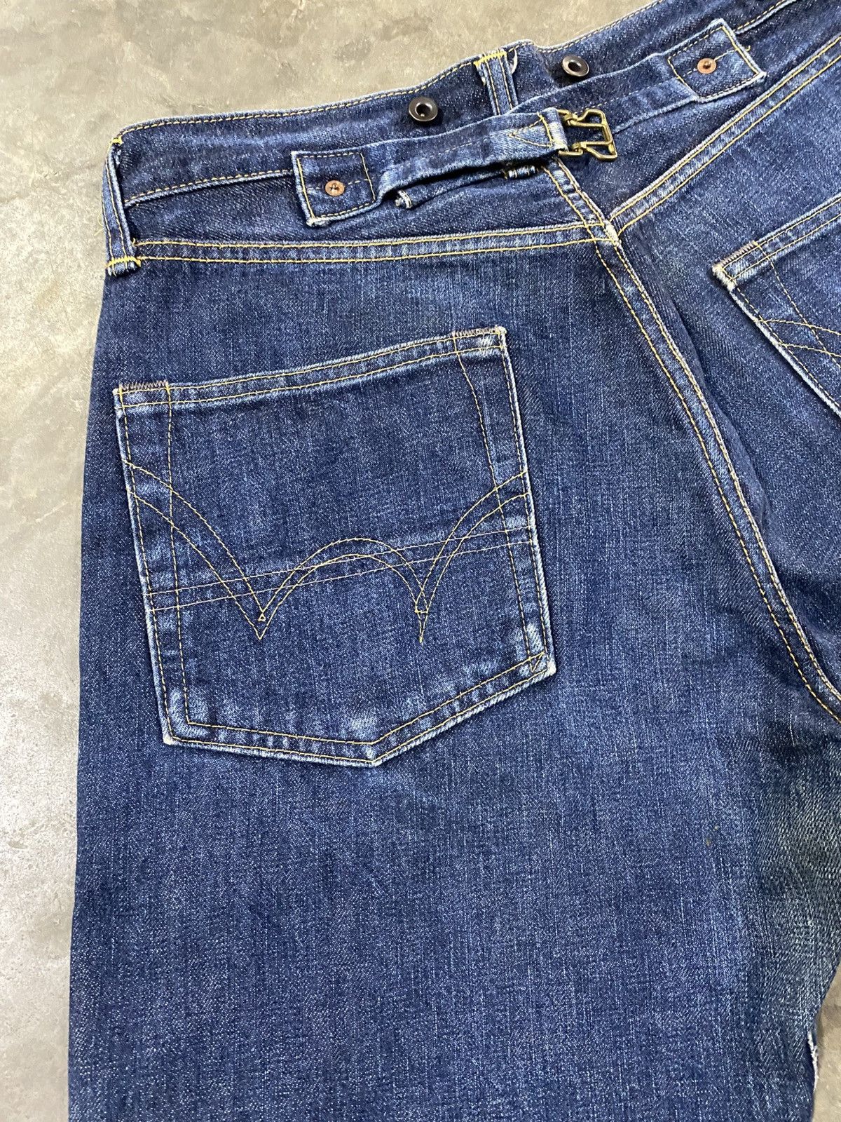 Edwin × Hysteric Glamour × Tornado Mart Baggy Jeans Japanese Edwin 4525 Selvedge Denim @235 Size US 30 / EU 46 - 13 Thumbnail