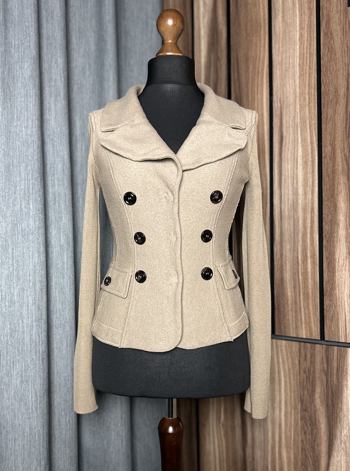 Other Marc Cain Boiled Wool Jacket Coat Women's Size S Size S / US 4 / IT 40 - 1 Thumbnail