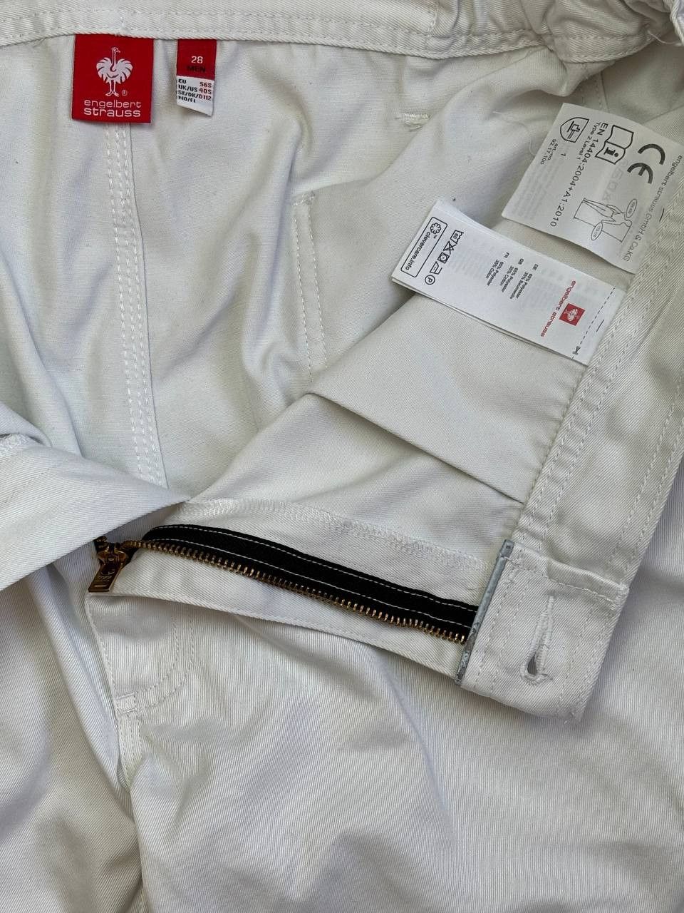 Vintage Engelbert Strauss White Technical Cargo Work Pants Size US 40 / EU 56 - 12 Thumbnail
