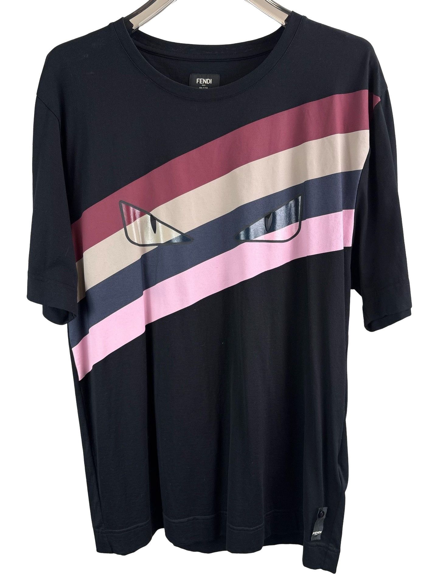 Fendi Fendi Bag Bugs Striped T-Shirt XL Size US XL / EU 56 / 4 - 1 Thumbnail