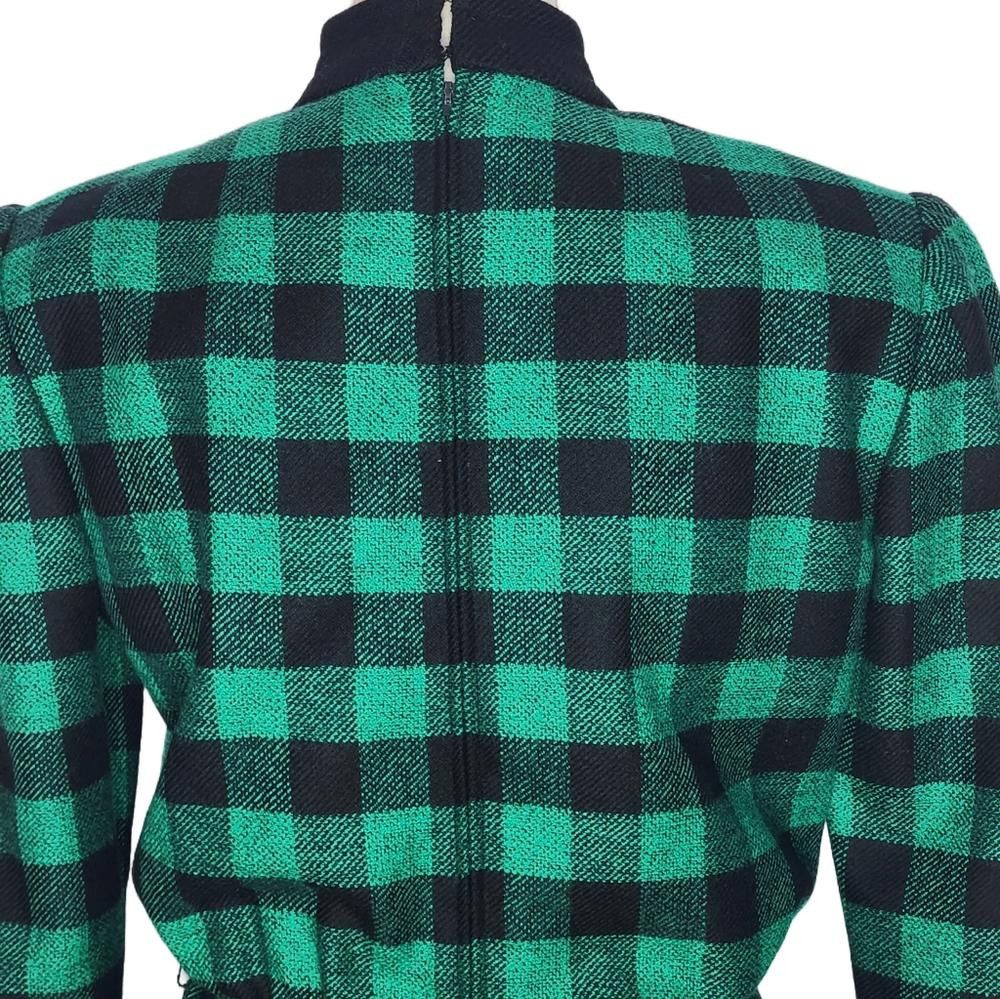 Givenchy Givenchy. 80s Wool Long-Sleeve Dress. 4/6 Size S / US 4 / IT 40 - 6 Thumbnail