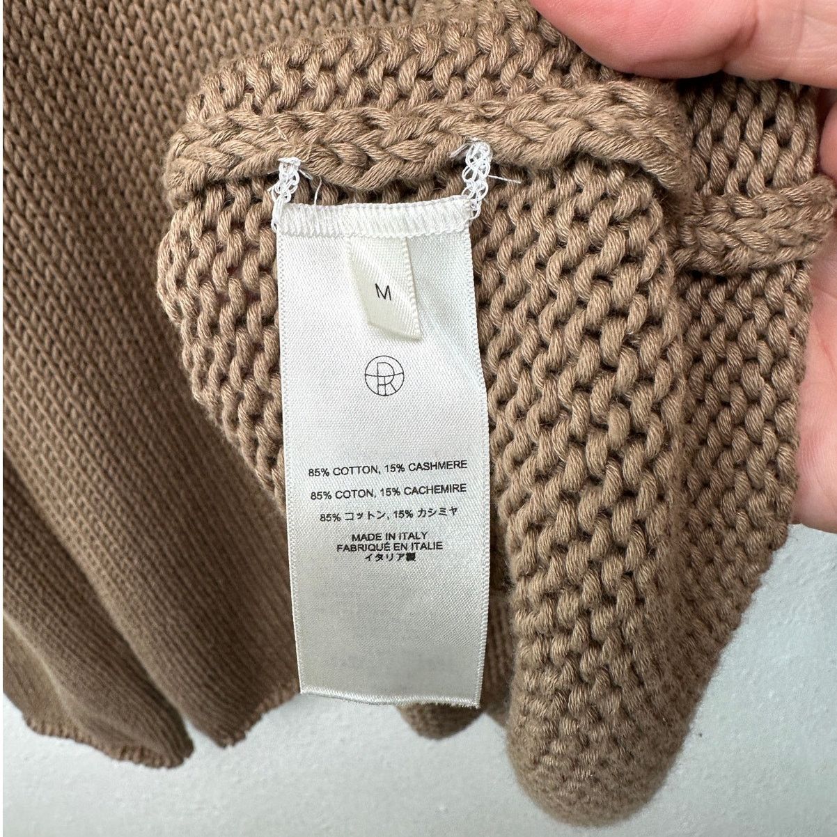 The Row The Row Anteo Knit Sweater Mens Natural Brown Crewneck Size US M / EU 48-50 / 2 - 6 Thumbnail