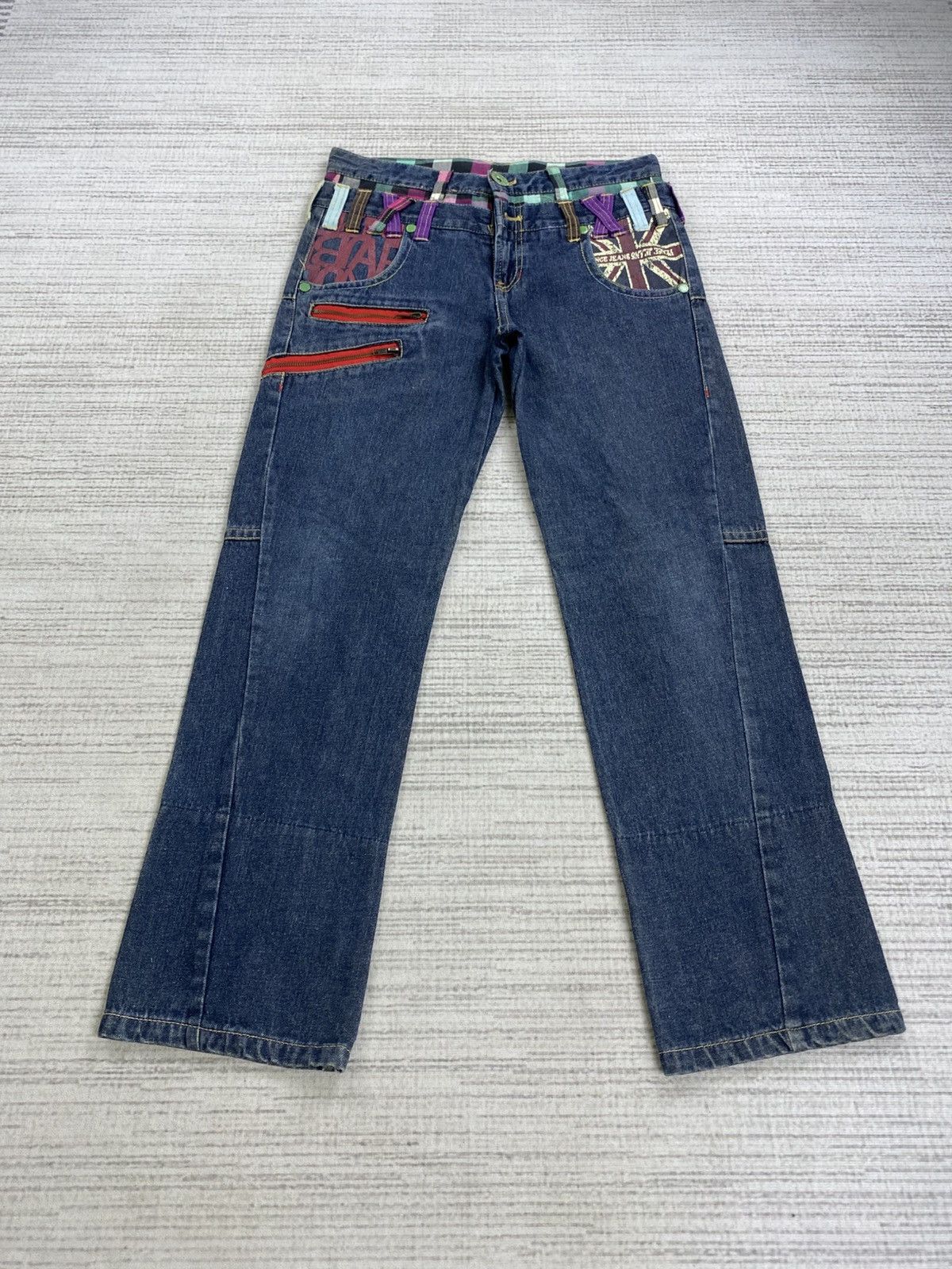 Hysteric Glamour Vintage Corn Flake Jeans Double Waist Rare Denim Jeans Size US 31 - 2 Thumbnail