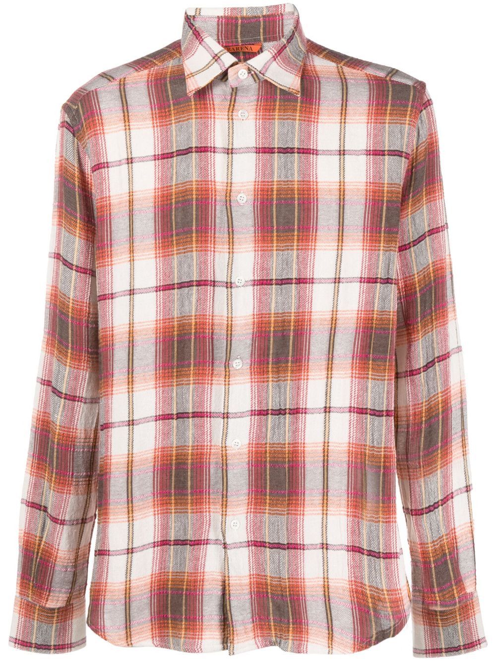 Barena CHECK PRINT COTTON BLEND SHIRT Size US S / EU 44-46 / 1 - 1 Thumbnail