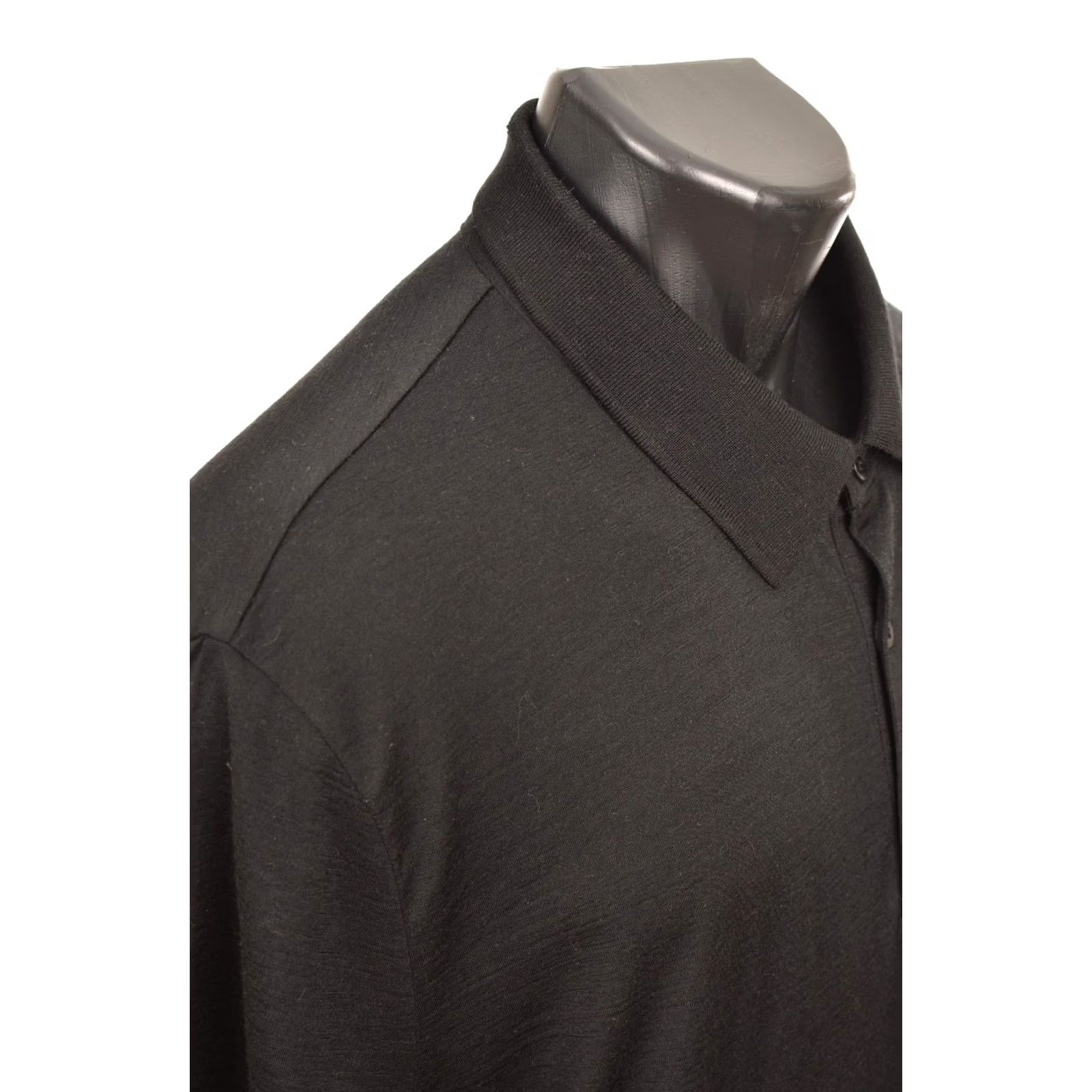 Icebreaker Icebreaker Polo Mens Tech Lite SS Merino Wool XL Black Size US XL / EU 56 / 4 - 5 Thumbnail