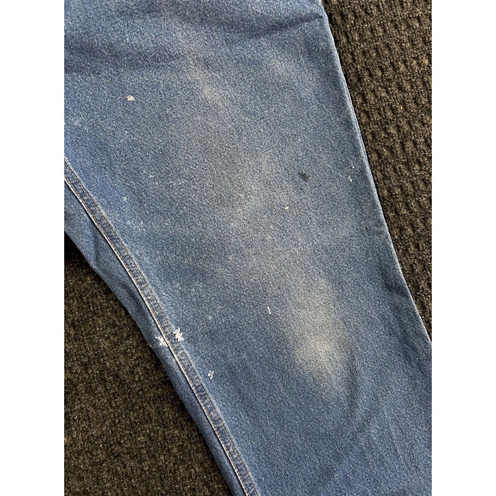Carhartt VINTAGE Carhartt Jeans Relaxed Fit 38 x 30 Denim Blue 80s 90s Grunge Logo City Skater Mens Jeans Size US 38 / EU 54 - 7 Thumbnail