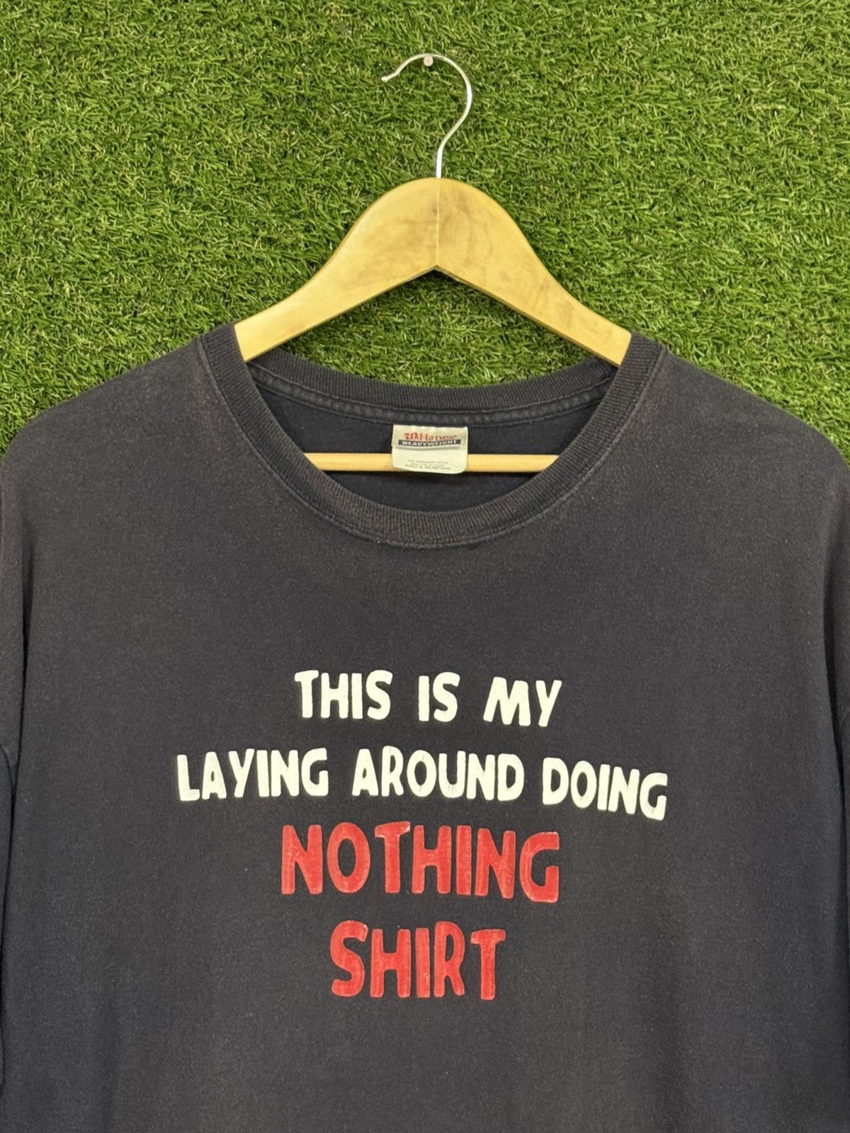 Hanes Vintage Hane Heavyweight Nothing Shirt Funny Humor Silly Tee Size US XL / EU 56 / 4 - 2 Thumbnail