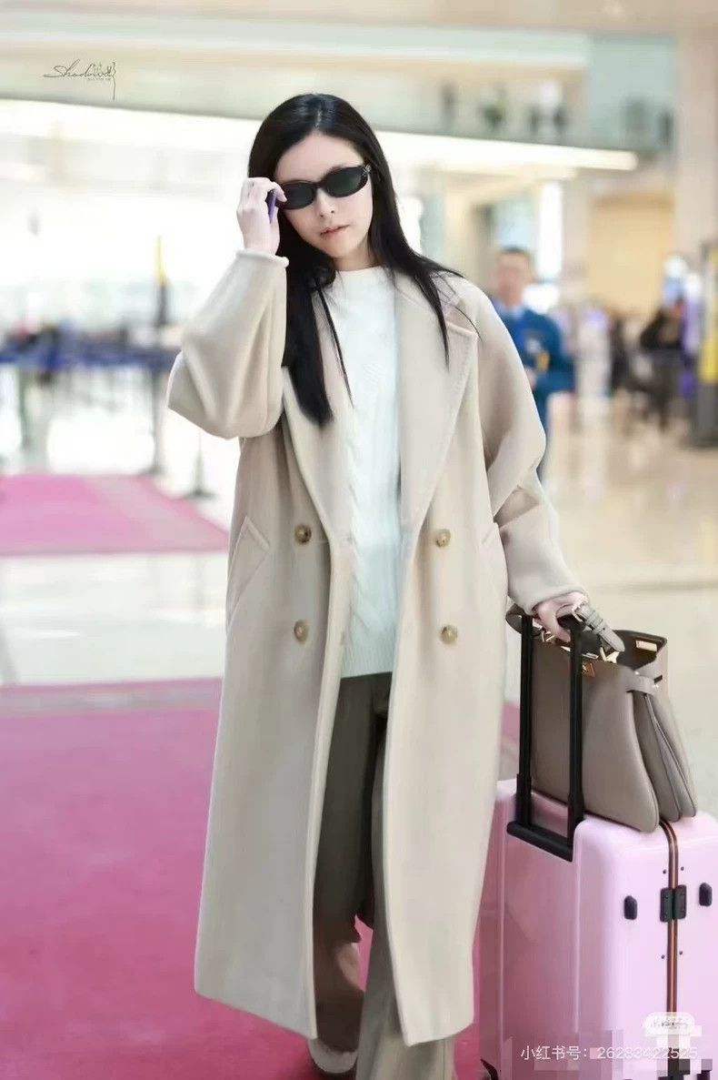 Max Mara Max Mara 101 801 Oatmeal Coat Size XS / US 0-2 / IT 36-38 - 1 Thumbnail