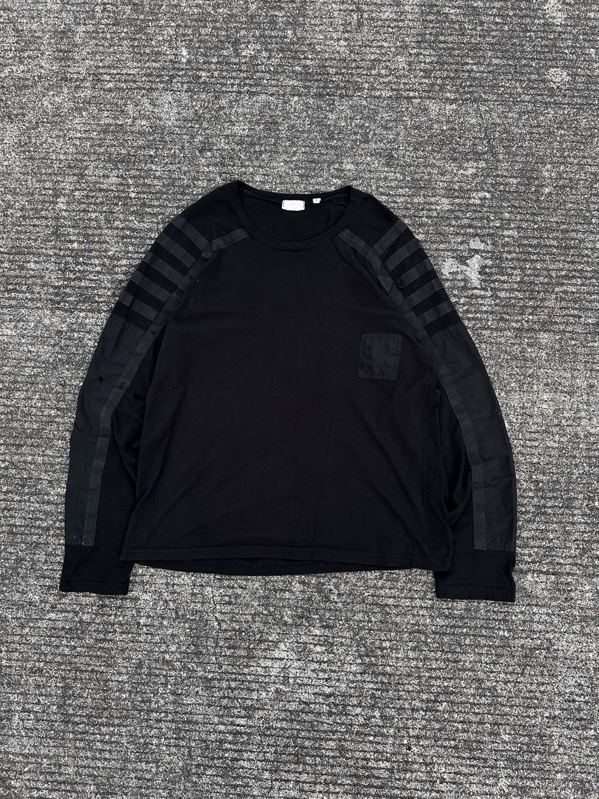 Helmut Lang Helmut Lang 1999 L/S Strapped Military T-Shirts Size US M / EU 48-50 / 2 - 1 Thumbnail