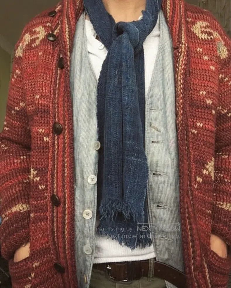 RRL Ralph Lauren RRL Ralph Lauren Ethnic hand-woven sweater cardigan Size US S / EU 44-46 / 1 - 7 Thumbnail
