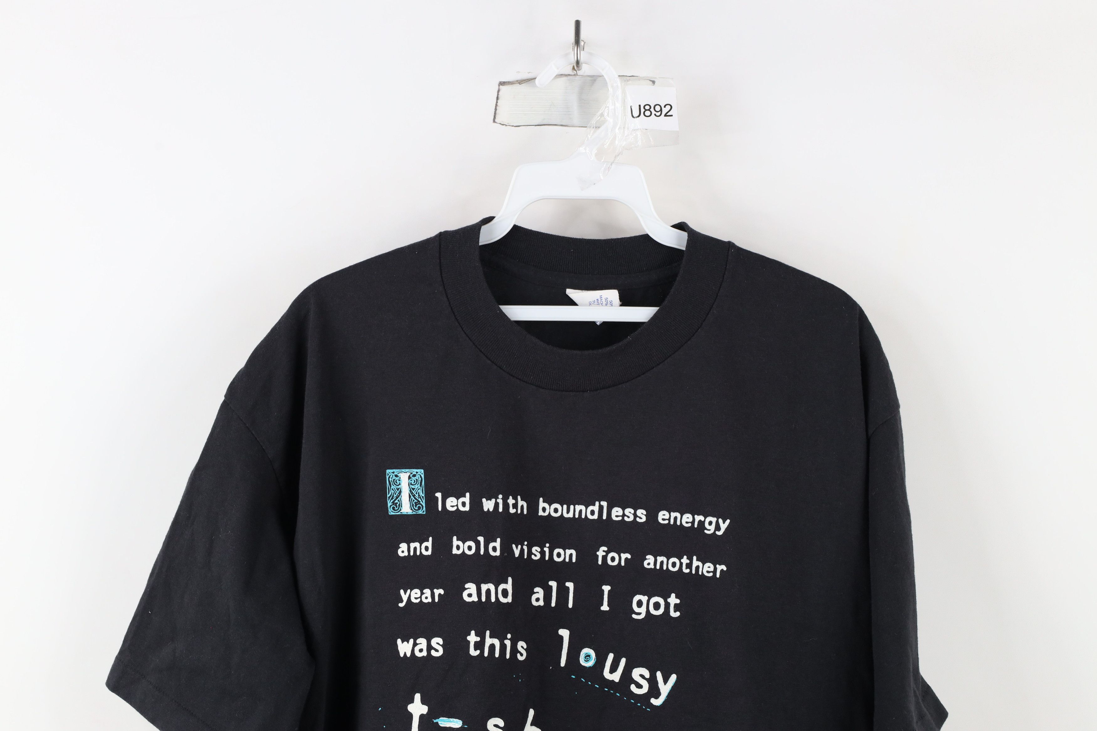 Vintage Vintage 80s 90s Boundless Energy Bold Vision T-Shirt USA Size US XL / EU 56 / 4 - 2 Thumbnail