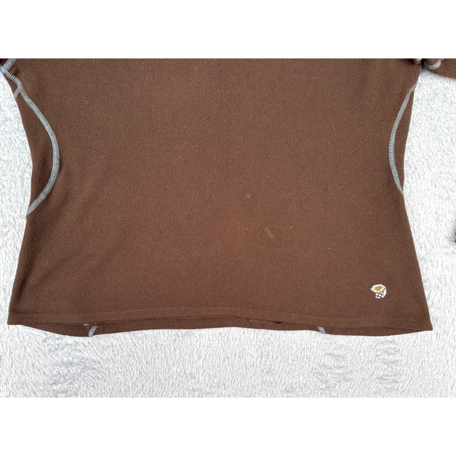 Mountain Hardwear Mountain Hardwear Sweater Women XL Brown Pullover 1/4 Zip Fleece Knit Shirt? Size XL / US 12-14 / IT 48-50 - 5 Thumbnail