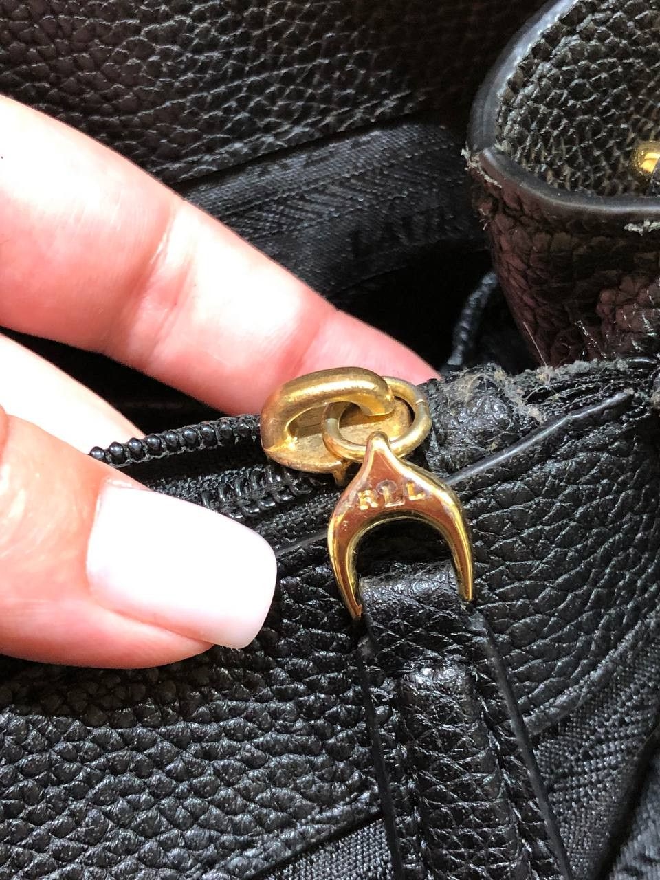 Lauren Ralph Lauren Vintage Handle Bag Y2K Lauren Ralph Lauren Logo Size ONE SIZE - 8 Thumbnail