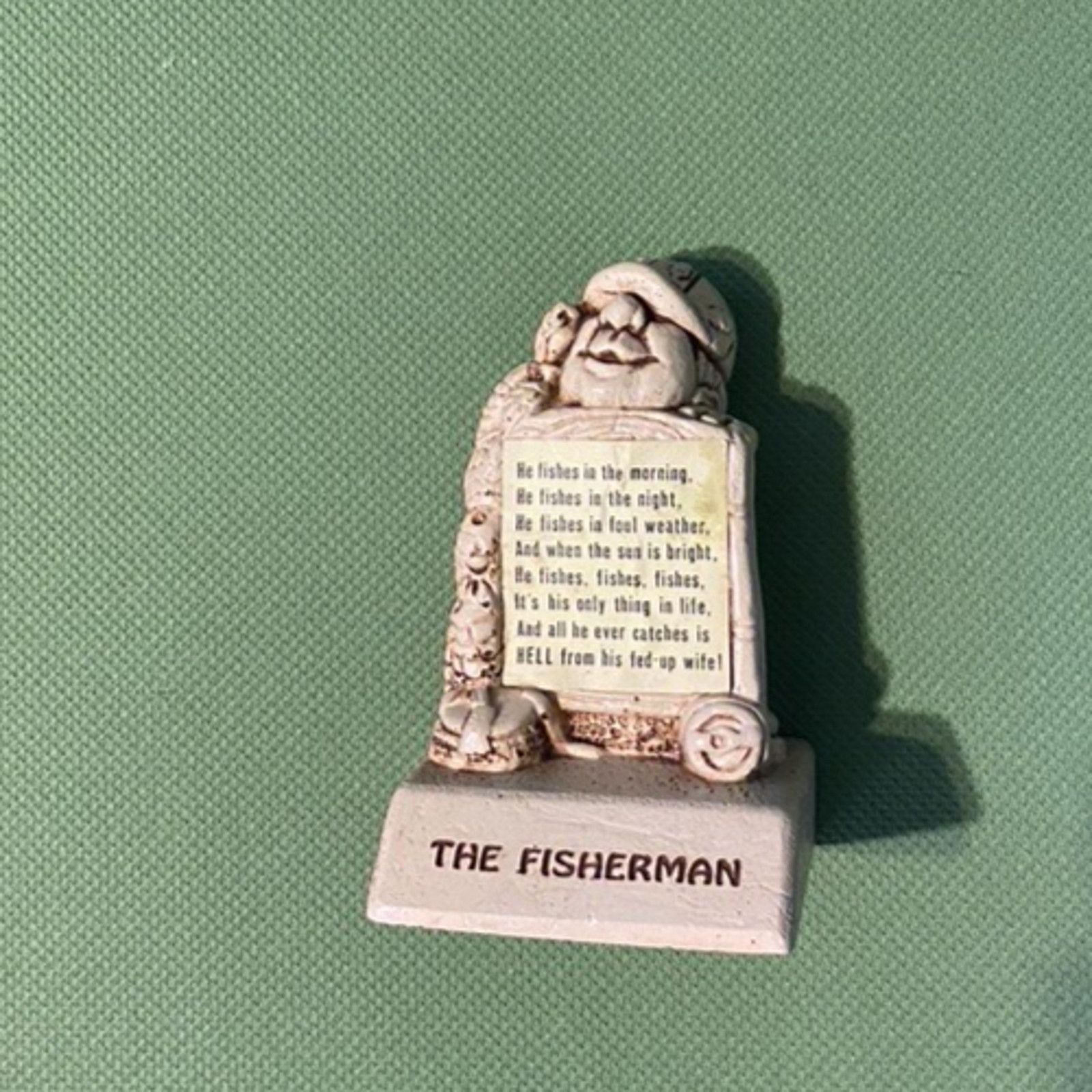 Other Vintage Figurine Art Gigi The Fisherman C.M. Paula 1973 70s Size ONE SIZE - 1 Thumbnail