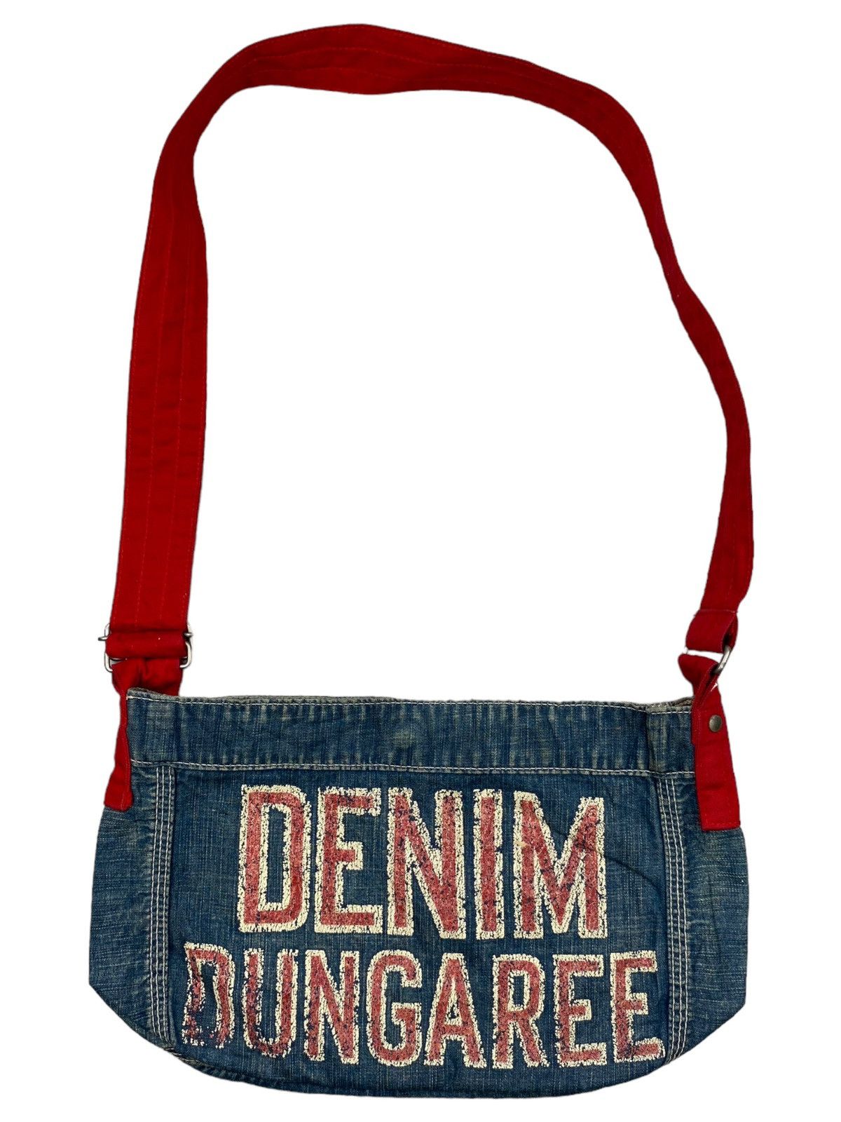 Japanese Brand Denim Dungaree Slingbag B142 Size ONE SIZE - 1 Thumbnail