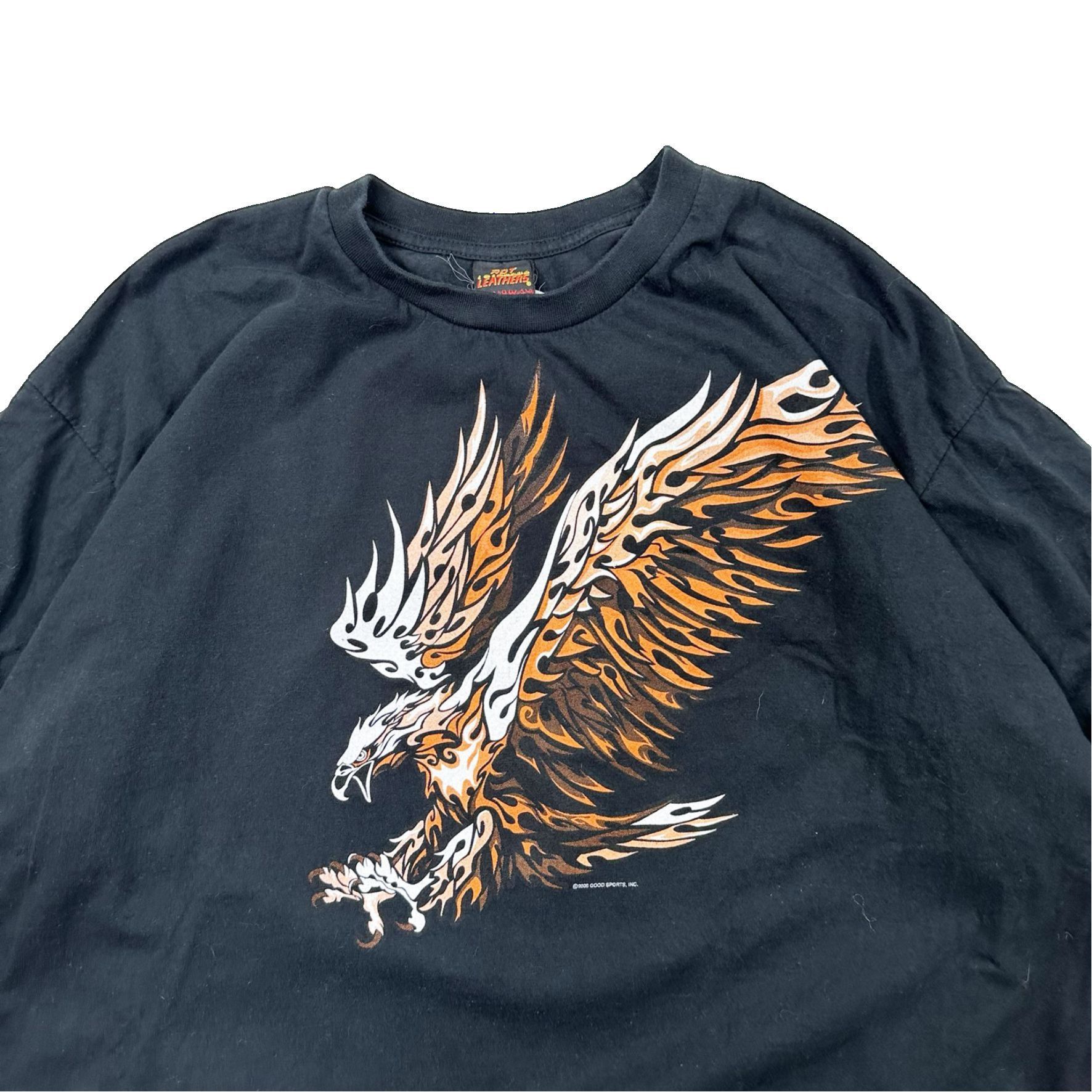 Vintage Vintage Y2K 00s Flaming Bird Long Sleeve T Shirt Size US XXL / EU 58 / 5 - 2 Thumbnail