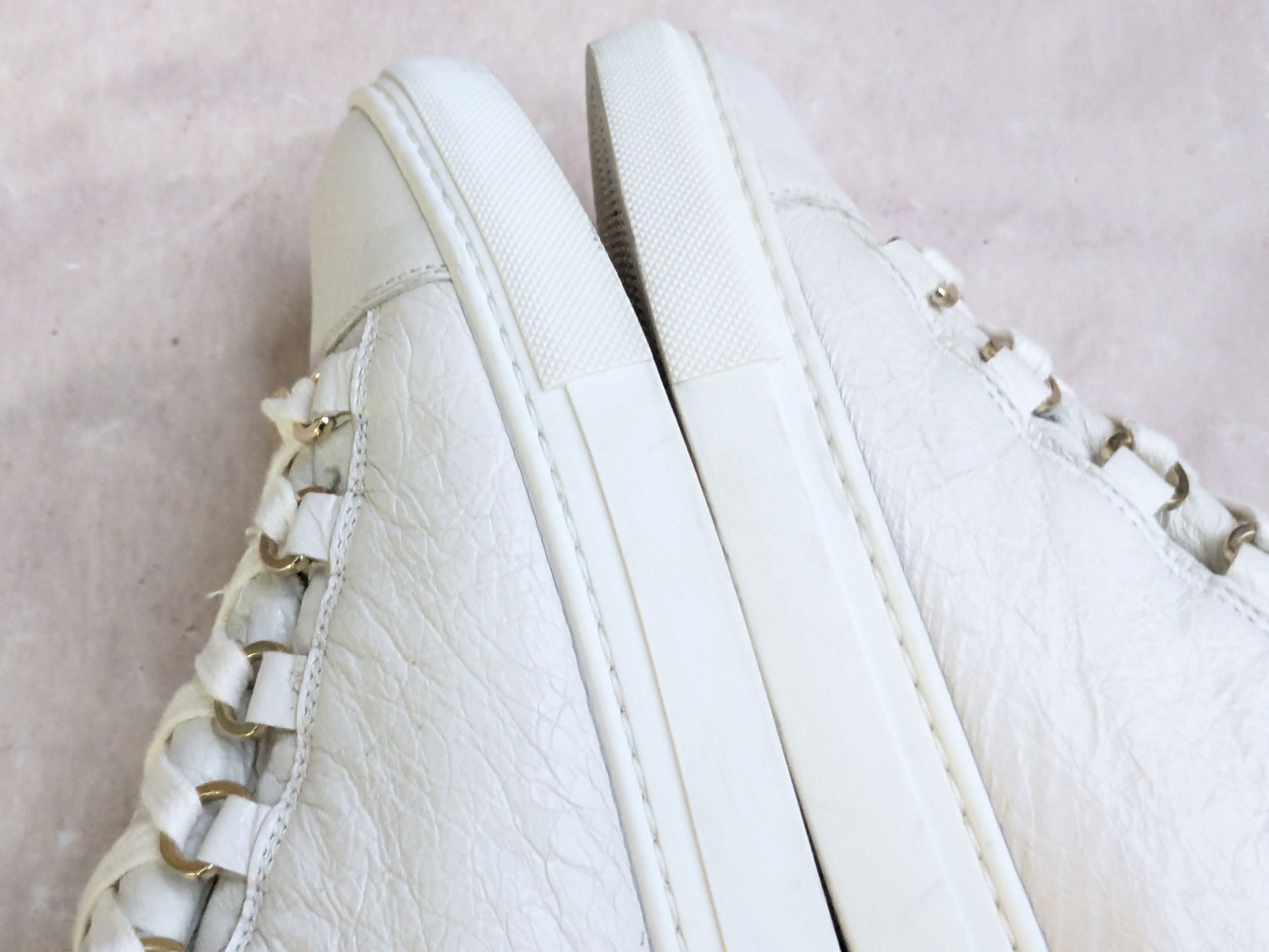Balenciaga Balenciaga Arena White 7 Leather High Tops Lace Up Size US 7 / EU 40 - 6 Thumbnail